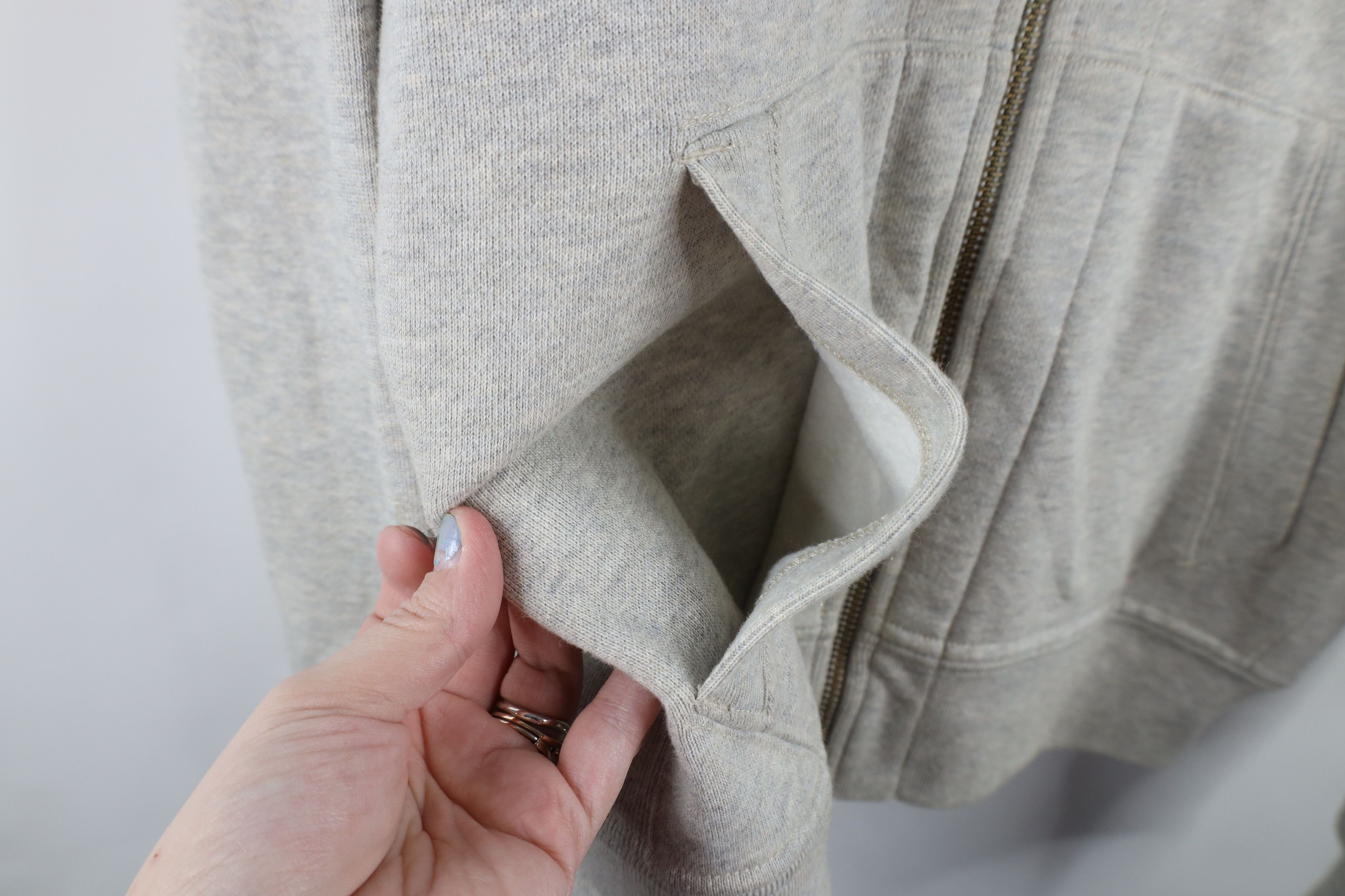 Ralph Lauren × Vintage Vintage 90s Ralph Lauren Full Zip Hoodie Sweatshirt Gray Size US M / EU 48-50 / 2 - 7 Thumbnail