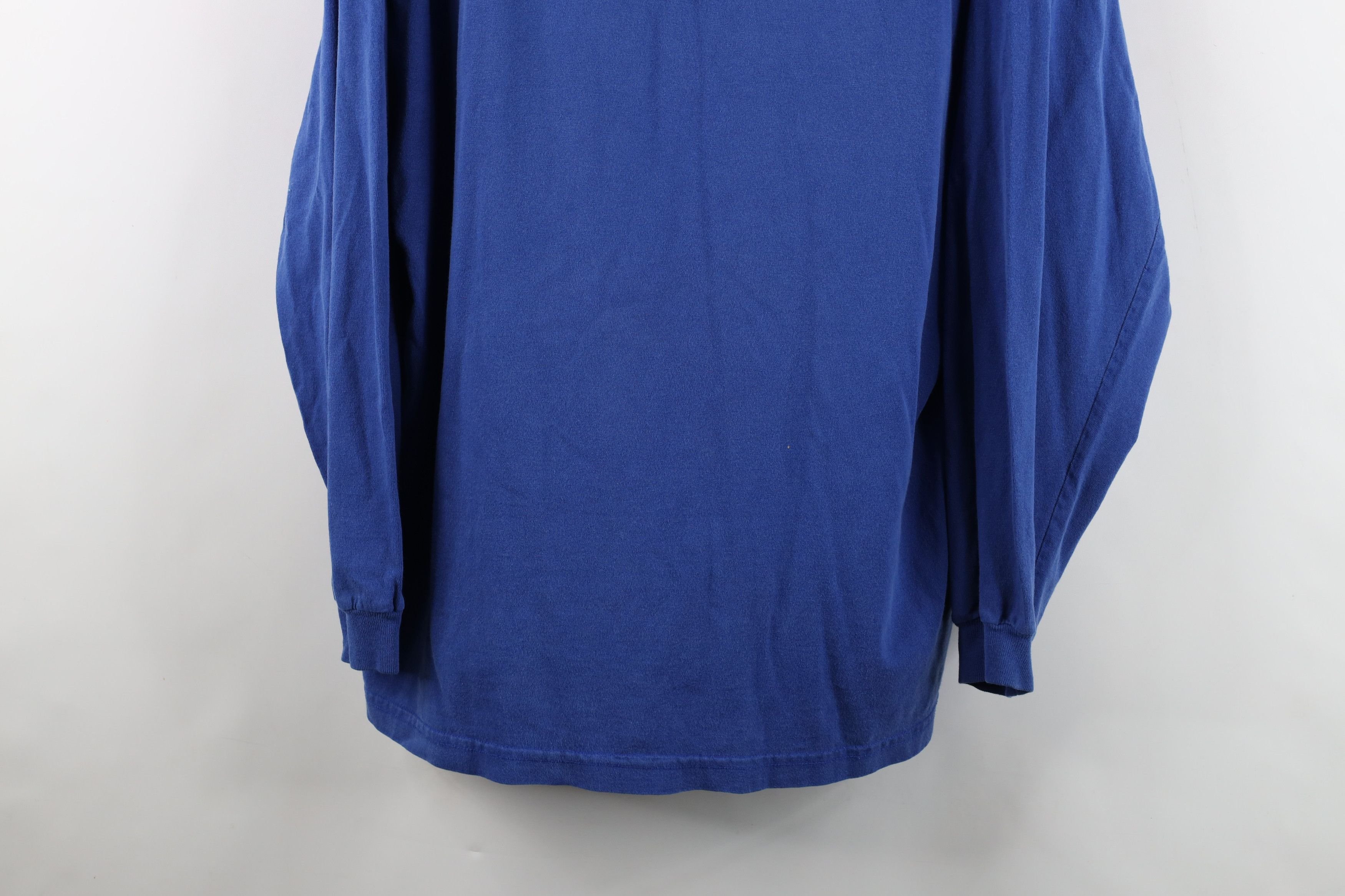 Starter Vintage 90s Starter Spell Long Sleeve T-Shirt Blue Cotton Size US L / EU 52-54 / 3 - 3 Thumbnail