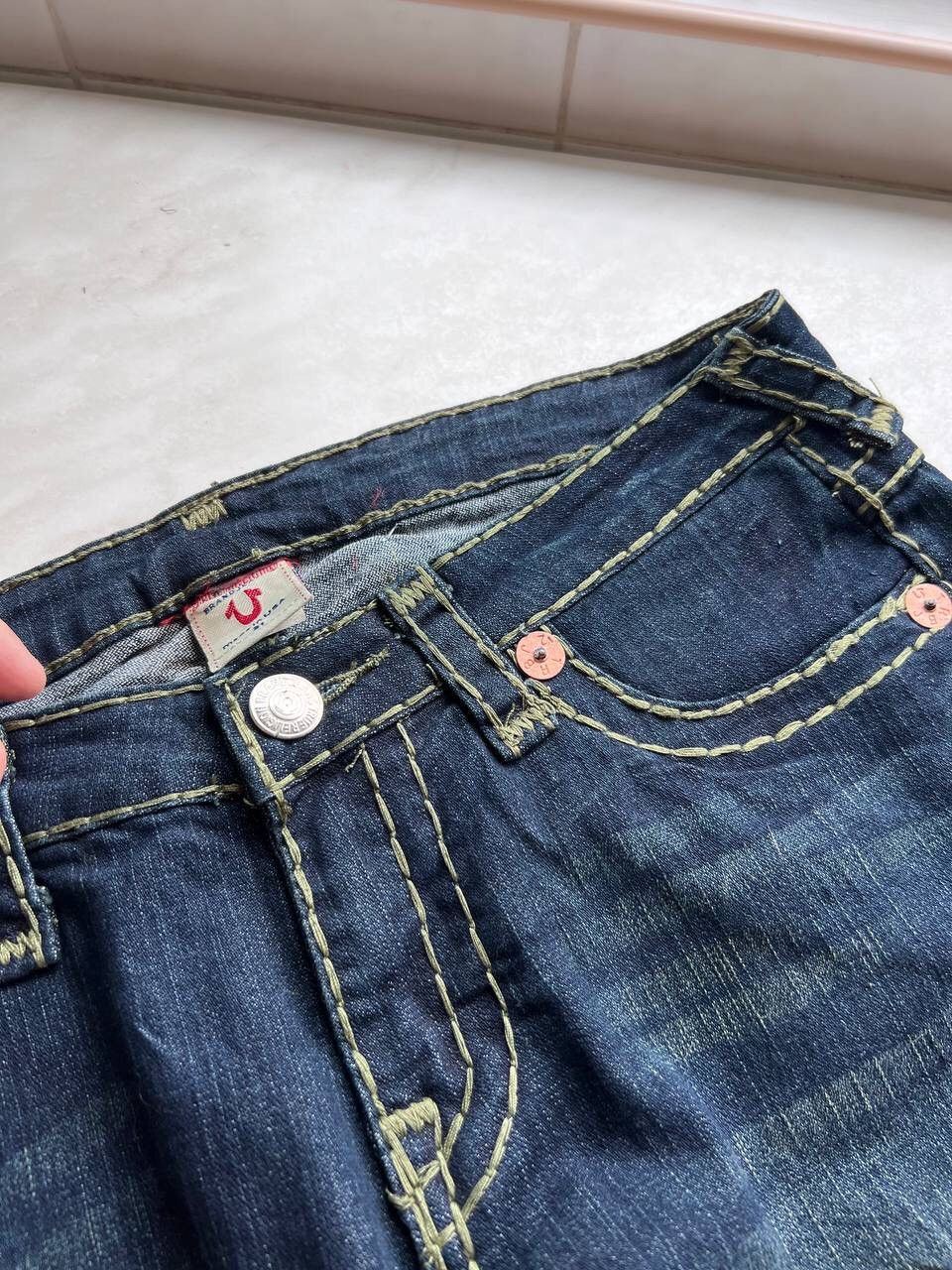 Women's vintage true religion jeans made in USA
