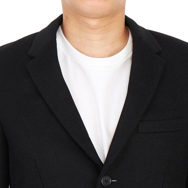 Saint Laurent Paris o1s1wg110824 Chesterfield Coat Pointed Lapels Wool in Black Size US S / EU 44-46 / 1 - 8 Thumbnail