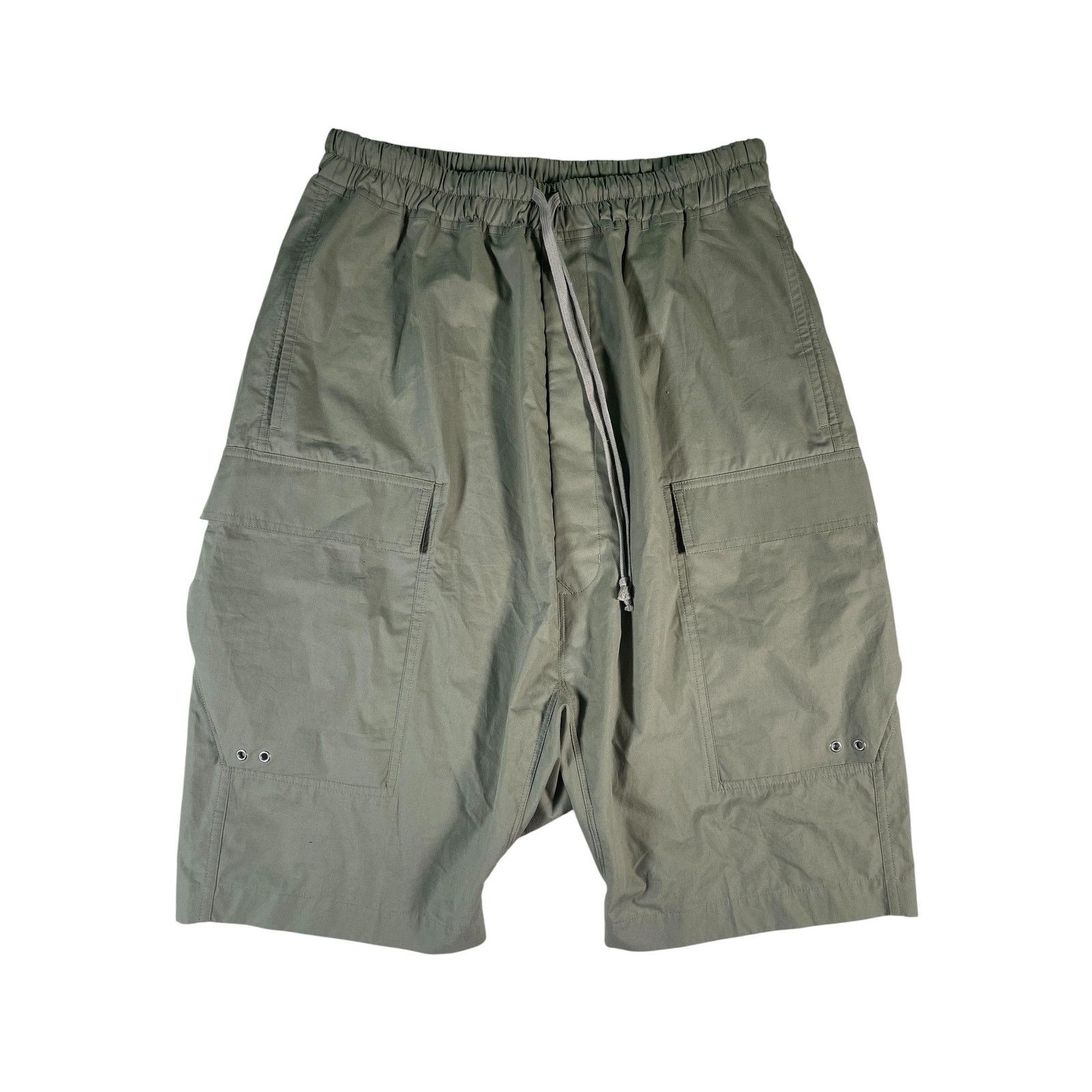 Rick Owens Rick Owens Olive Cargo Shorts Size 34" / US 12 / IT 48 - 1 Thumbnail