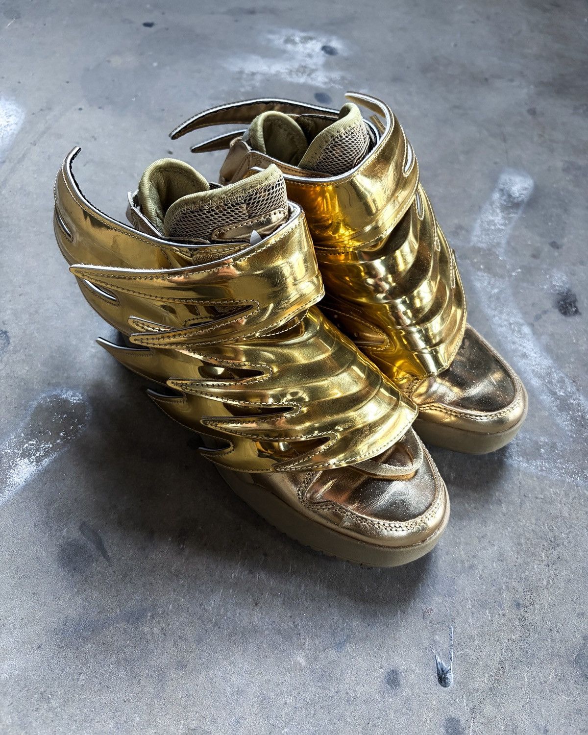 Jeremy Scott GOLD JS WINGS 3.0 Size US 5 / EU 37 - 3 Thumbnail
