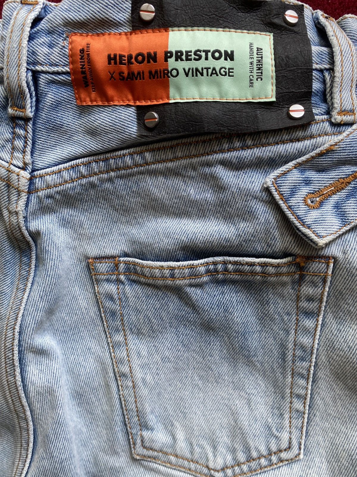 Heron Preston Heron Preston X Sami Miro Vintage Jeans Size 25 Size 25" / US 0 / IT 36 - 8 Thumbnail