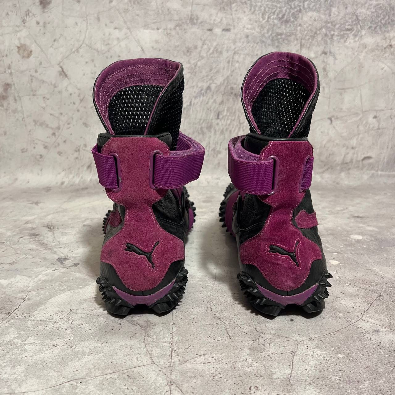 Puma Puma Mostro Mid Sneakers Shoes Black Purple 2004 Size US 8.5 / EU 41-42 - 6 Thumbnail