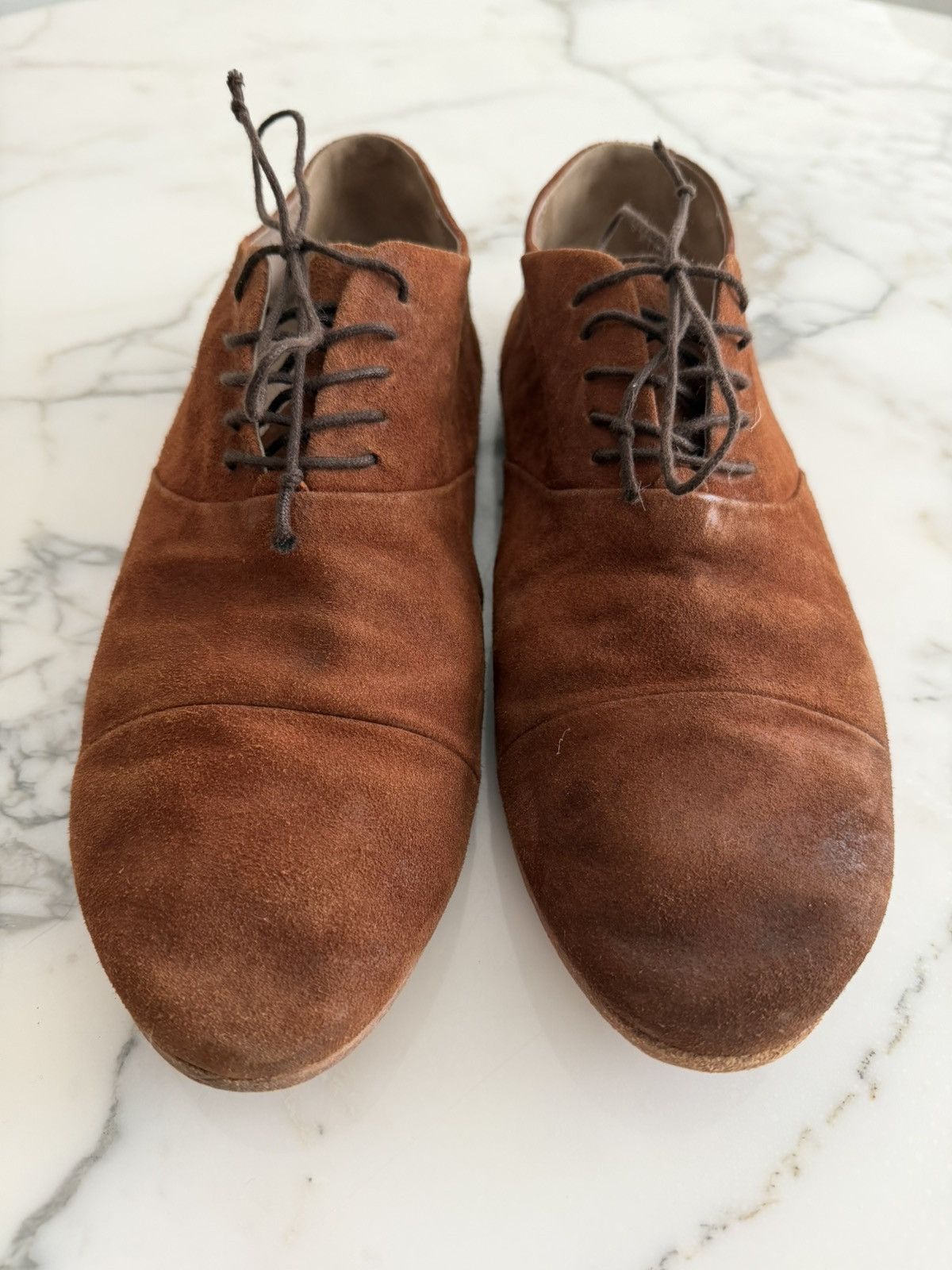 Marsell Brown Suede Leather Derby Size US 10 / EU 43 - 1 Thumbnail