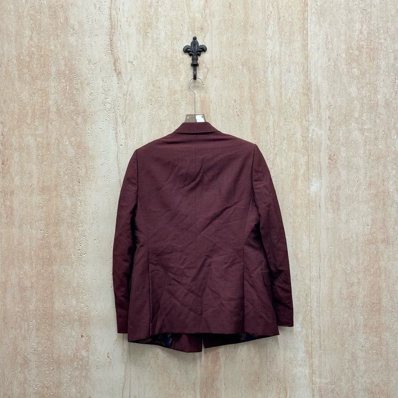Gucci Gucci Burgundy double-breasted suit jacket 2505-Nextarrow Size 52R - 2 Thumbnail
