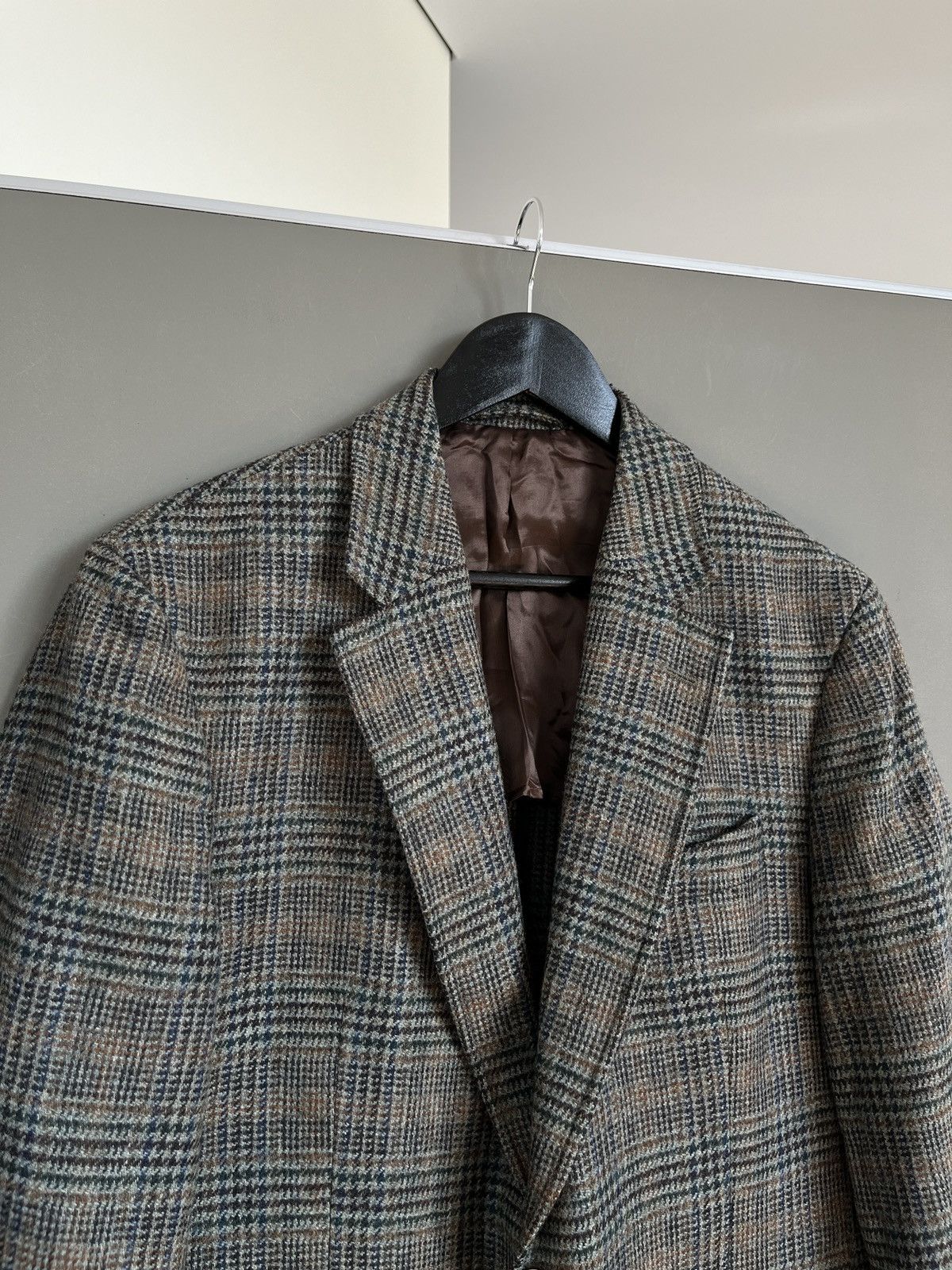 Hackett Hackett Tweed Wool Blazer Size 52L - 3 Thumbnail