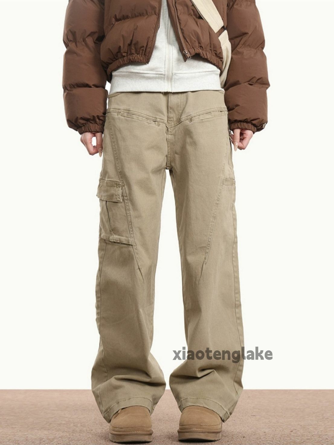 Designer × Japanese Brand × Vintage washed faded workwear loose baggy cargo pants Size US 32 / EU 48 - 5 Thumbnail