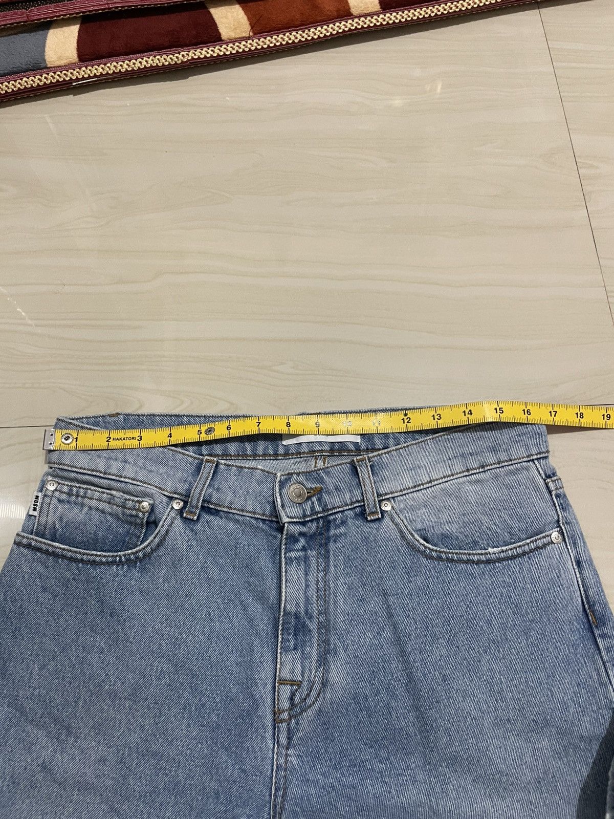 MSGM MSGM MILANO DENIM FADED DISTRESSED Size US 31 - 14 Thumbnail