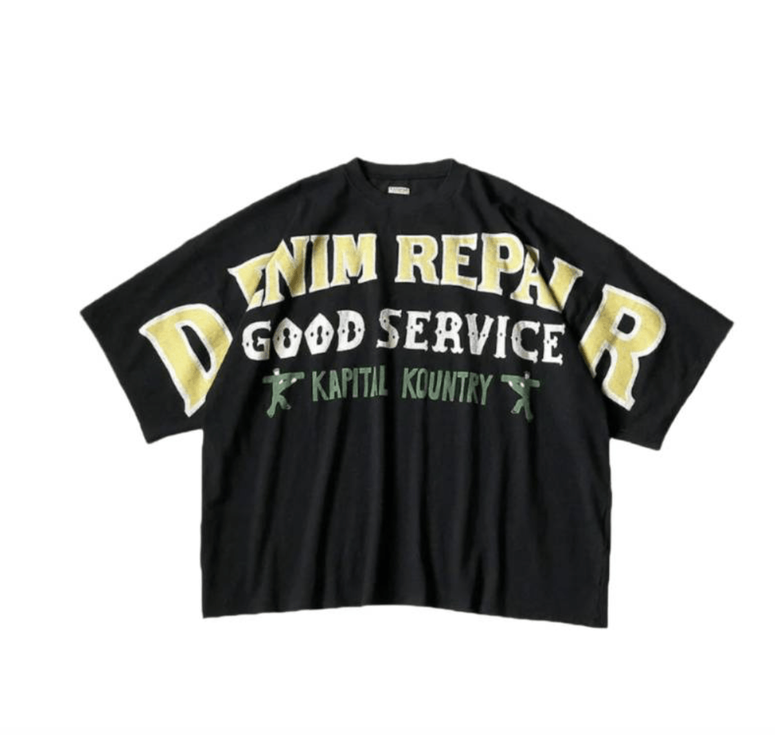 Kapital Kapital kountry DENIM REPAIR HUGE t-shirt Size US L / EU 52-54 / 3 - 1 Preview