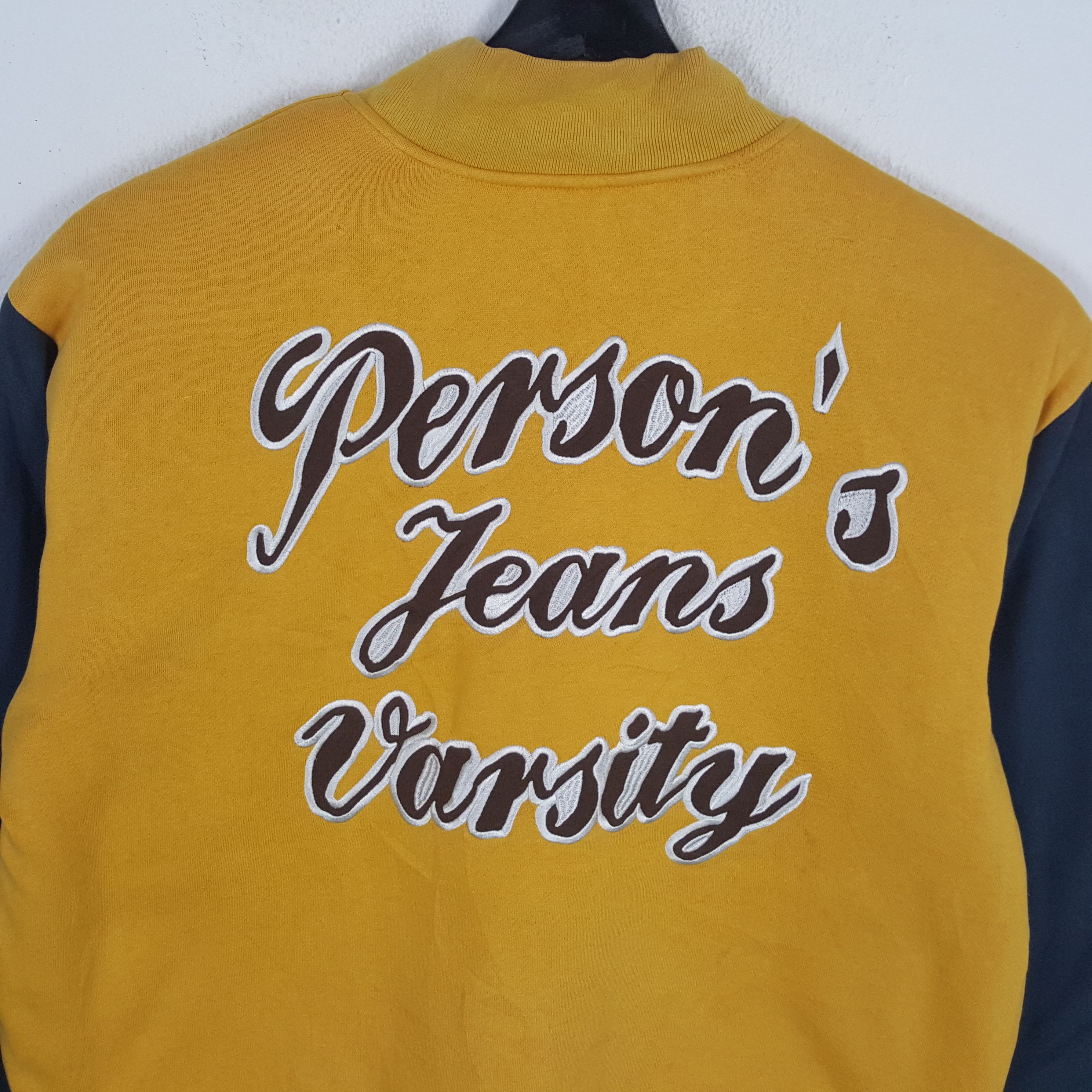 PERSON'S × Vintage PERSON'S JEAN Streetwear Winter Style Varsity Jacket Size US L / EU 52-54 / 3 - 2 Thumbnail