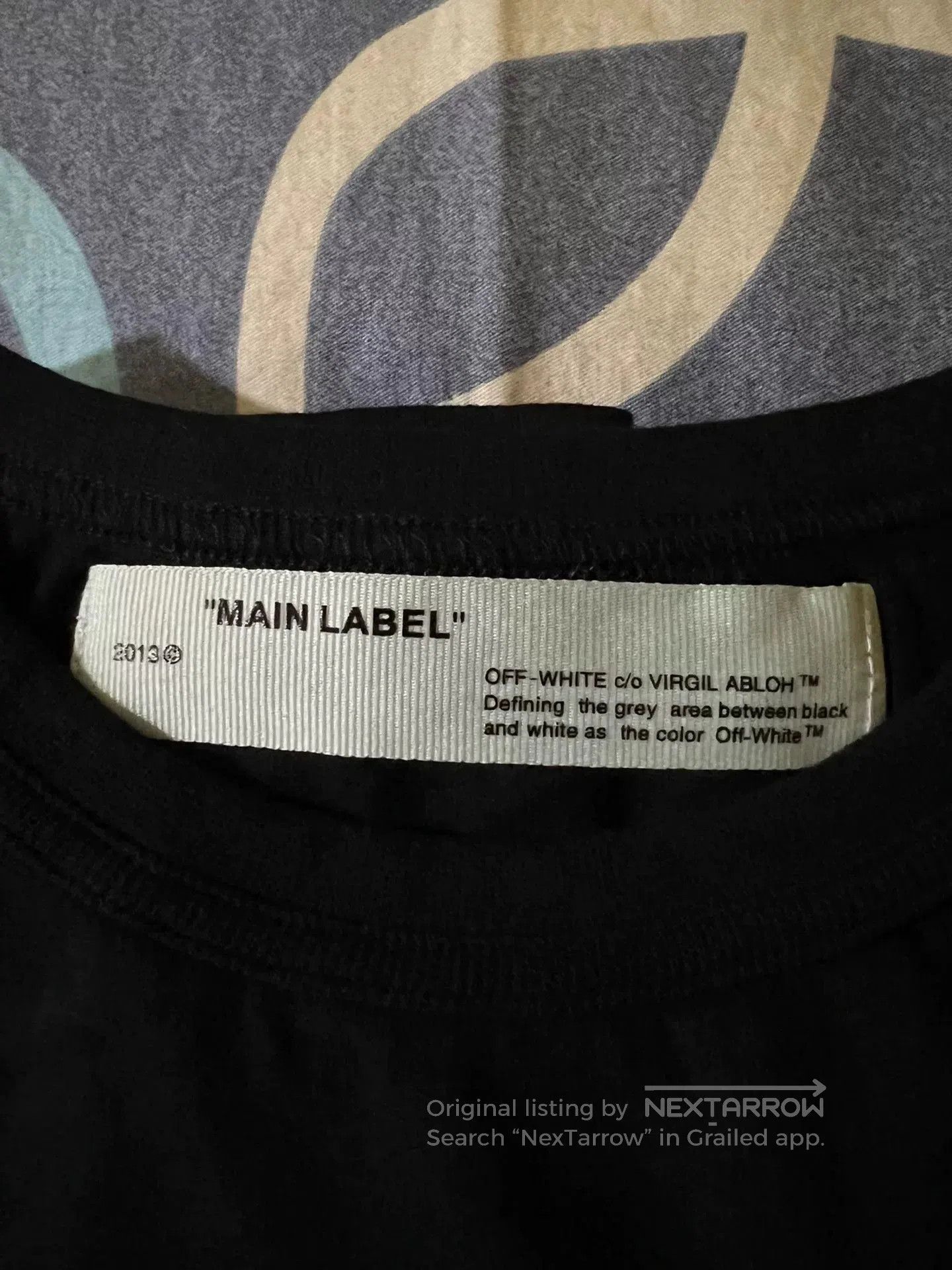 Off-White Off-White Embroidered Slogan T-Shirt. Size US M / EU 48-50 / 2 - 6 Thumbnail