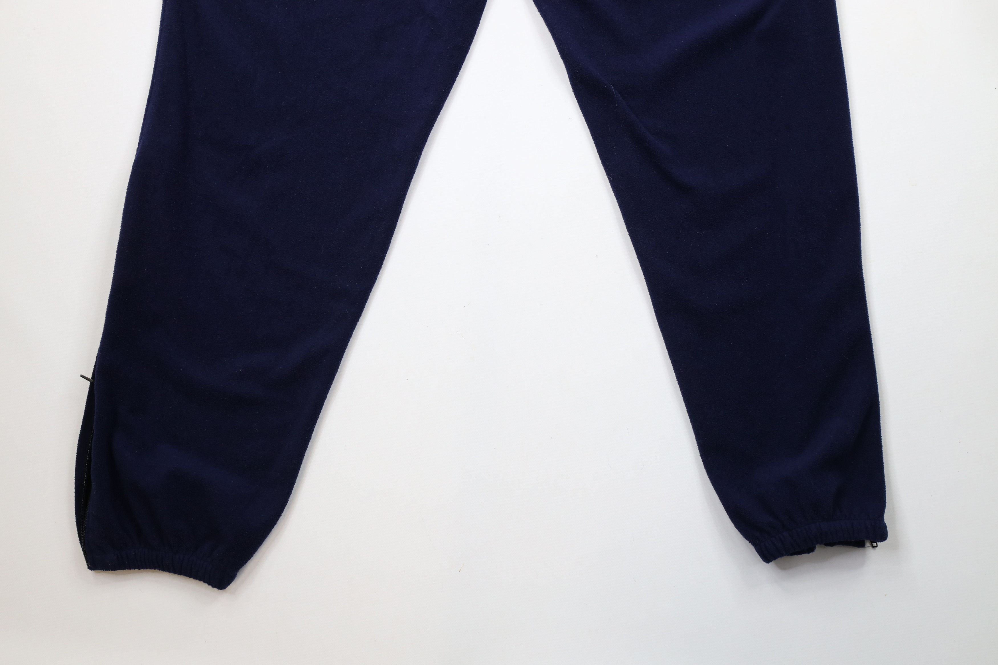 Vintage Vintage 90s Streetwear Fleece Cuffed Sweatpants Joggers Blue Size US 36 / EU 52 - 11 Thumbnail