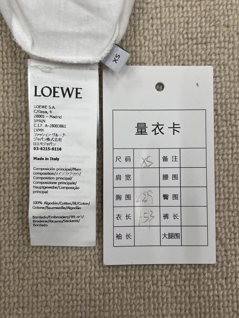 Loewe LOEWE Printed round neck short sleeve T-shirt Size XS / US 0-2 / IT 36-38 - 4 Thumbnail