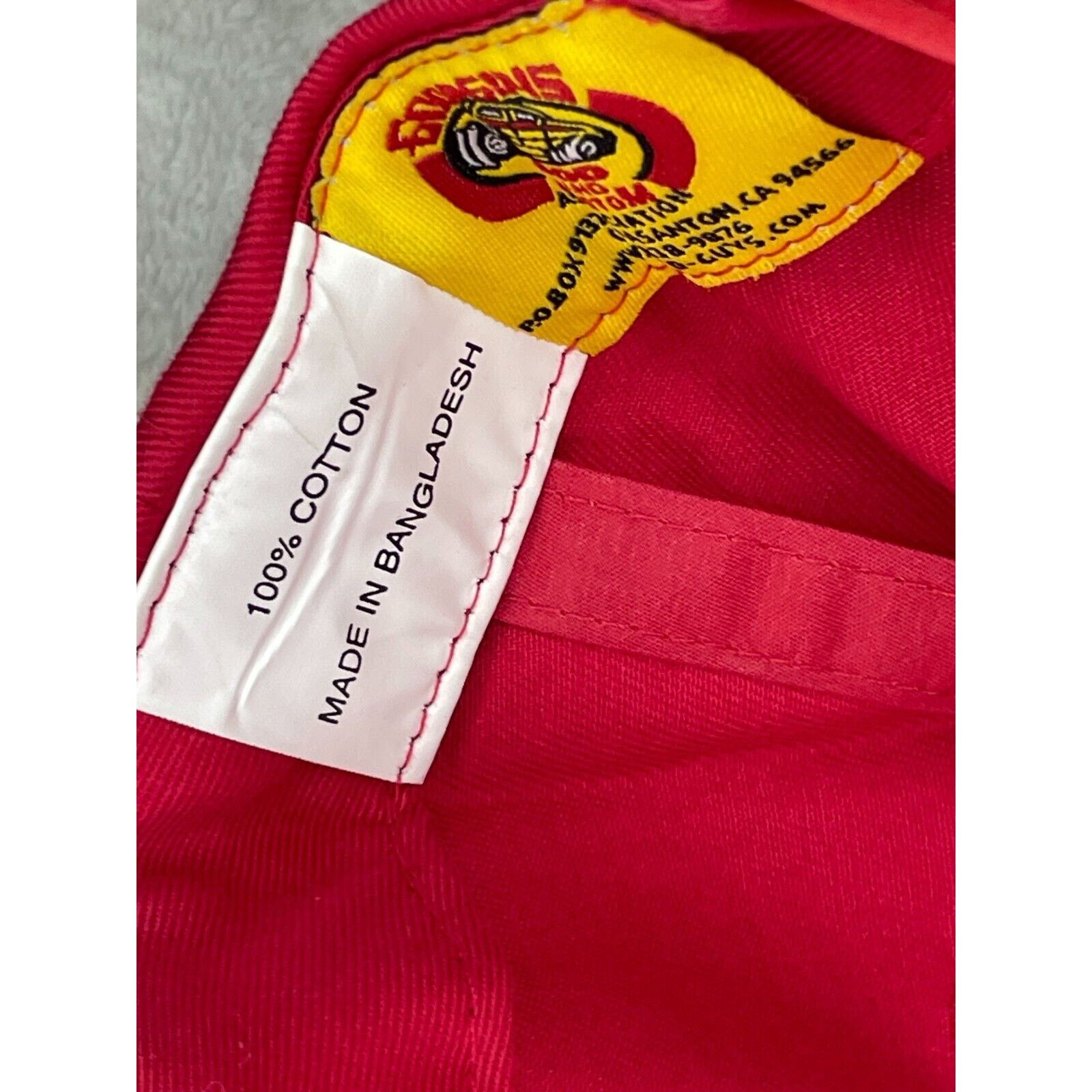 Vintage Goodguys Rod & Custom Association Red Member Snapback Hat Size ONE SIZE - 5 Thumbnail