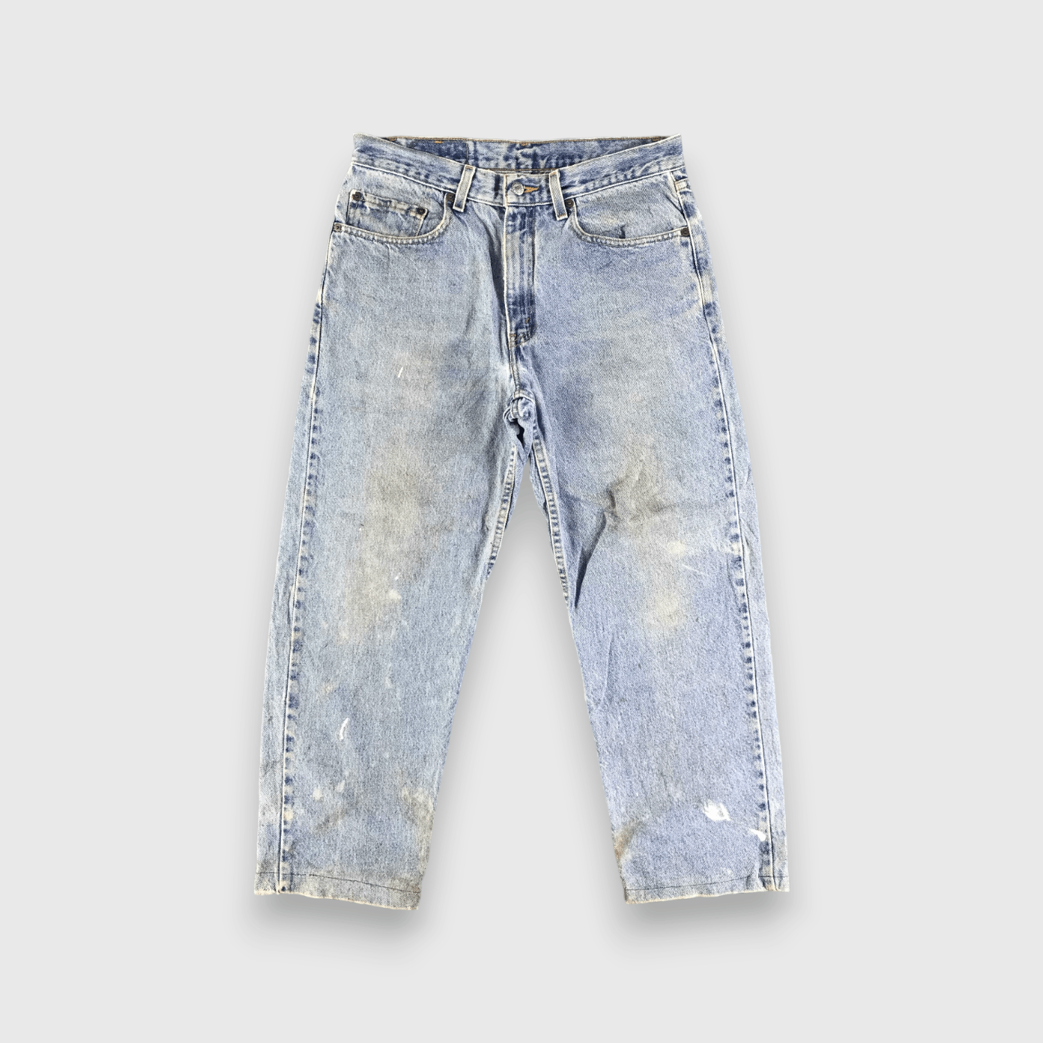 Levi's 90s Vintage Blue Wash Levis Jeans-J3112 Size US 33 - 1 Thumbnail