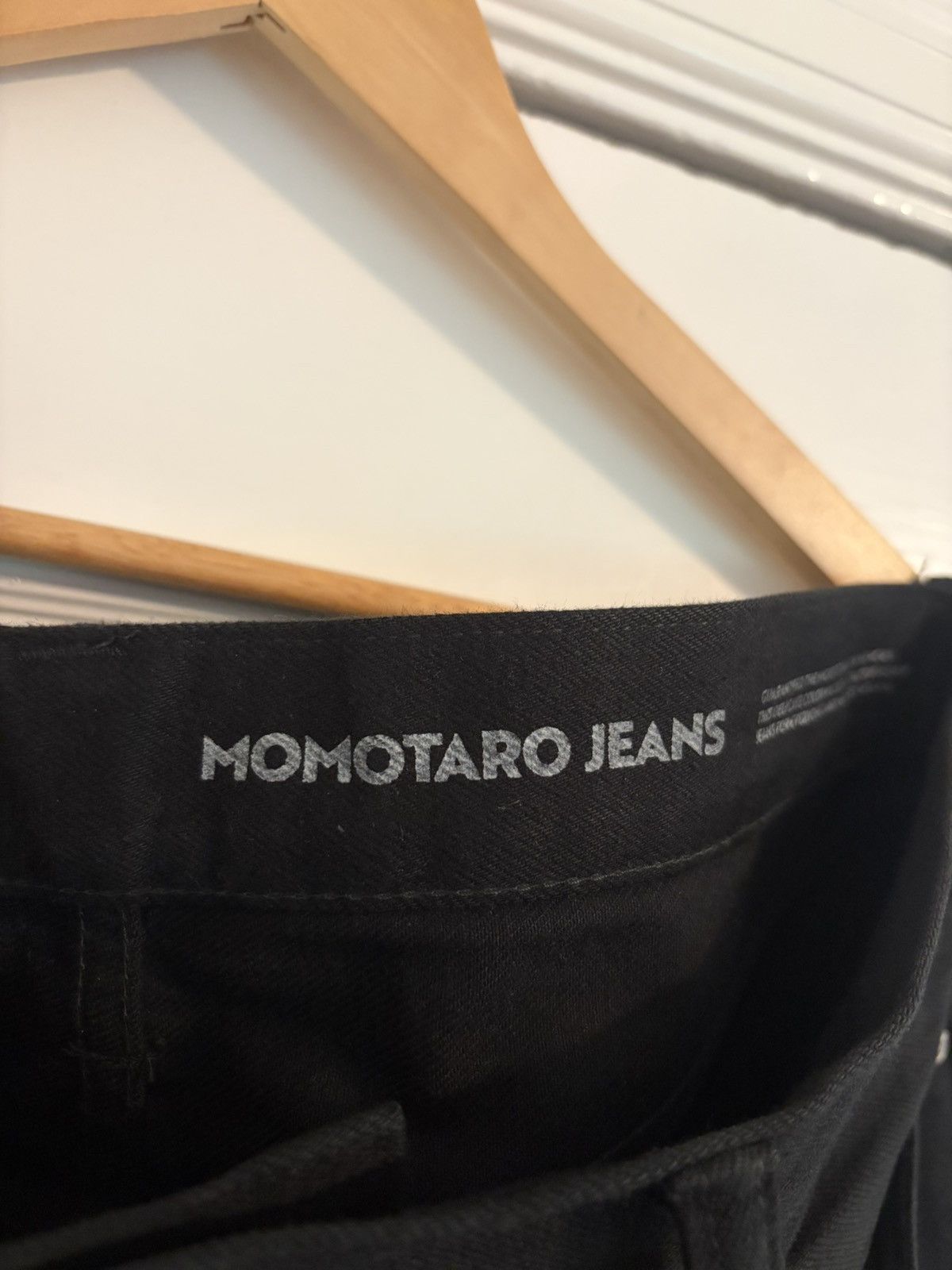 Momotaro Jeans Momotaro Wide Fit Black Button Fly Jeans - 36 Size US 36 / EU 52 - 3 Thumbnail