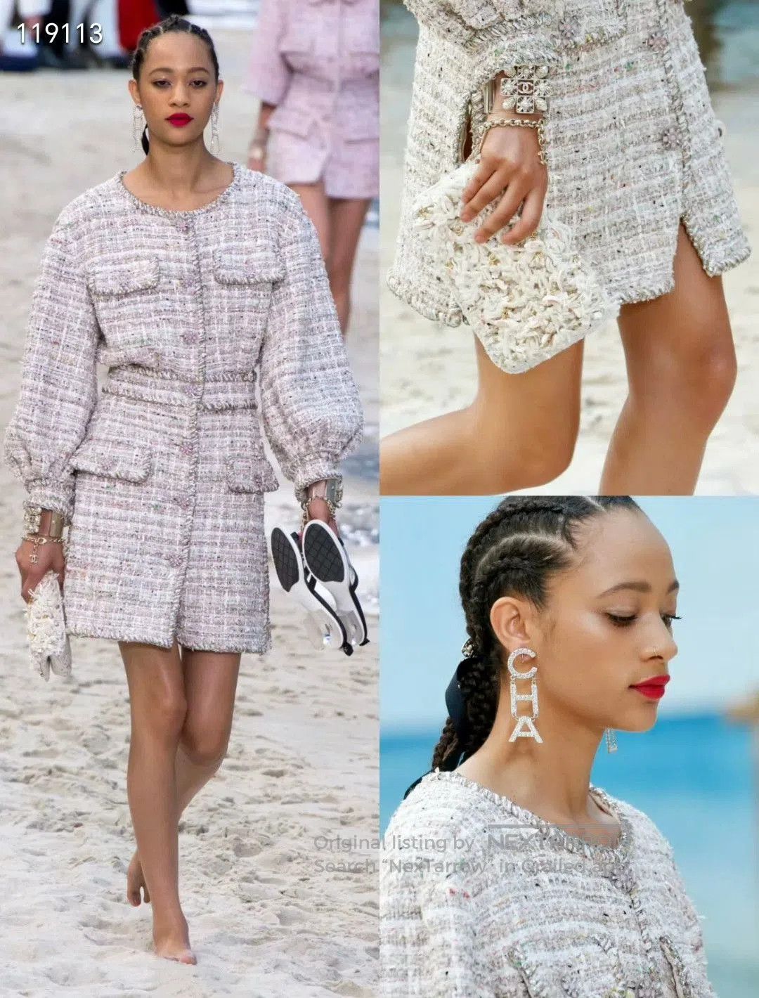 Chanel Chanel Beach Woven Dress Coat. Size XS / US 0-2 / IT 36-38 - 8 Thumbnail