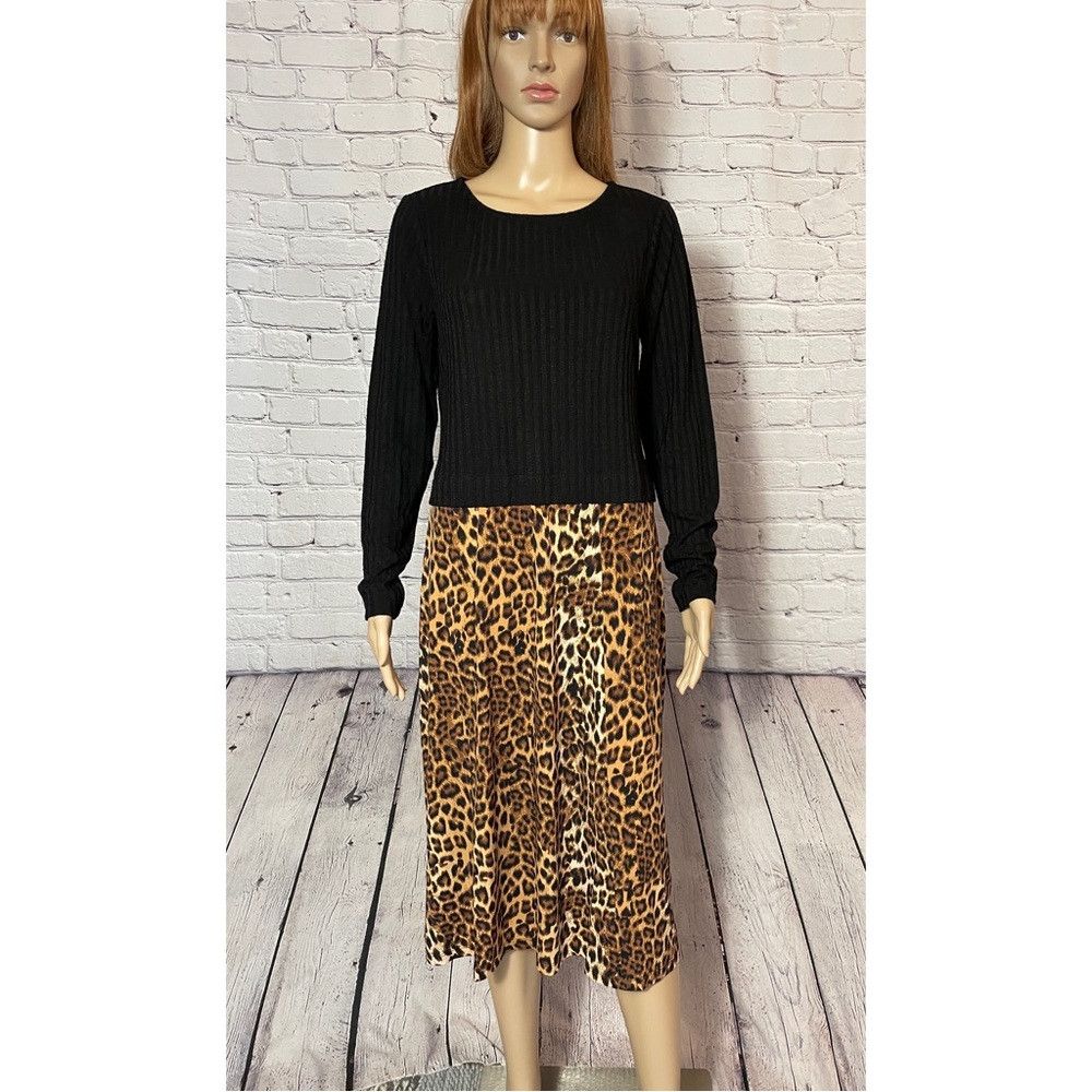 Other New Susan Graver Ribbed Sweater Knit & Printed Liquid Knit Size S / US 4 / IT 40 - 2 Thumbnail