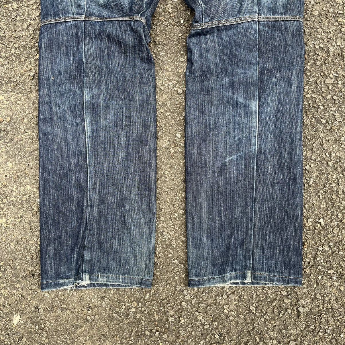 Marithe + Francois Girbaud Vintage Y2K MFG Faded Jeans Size US 33 - 12 Thumbnail