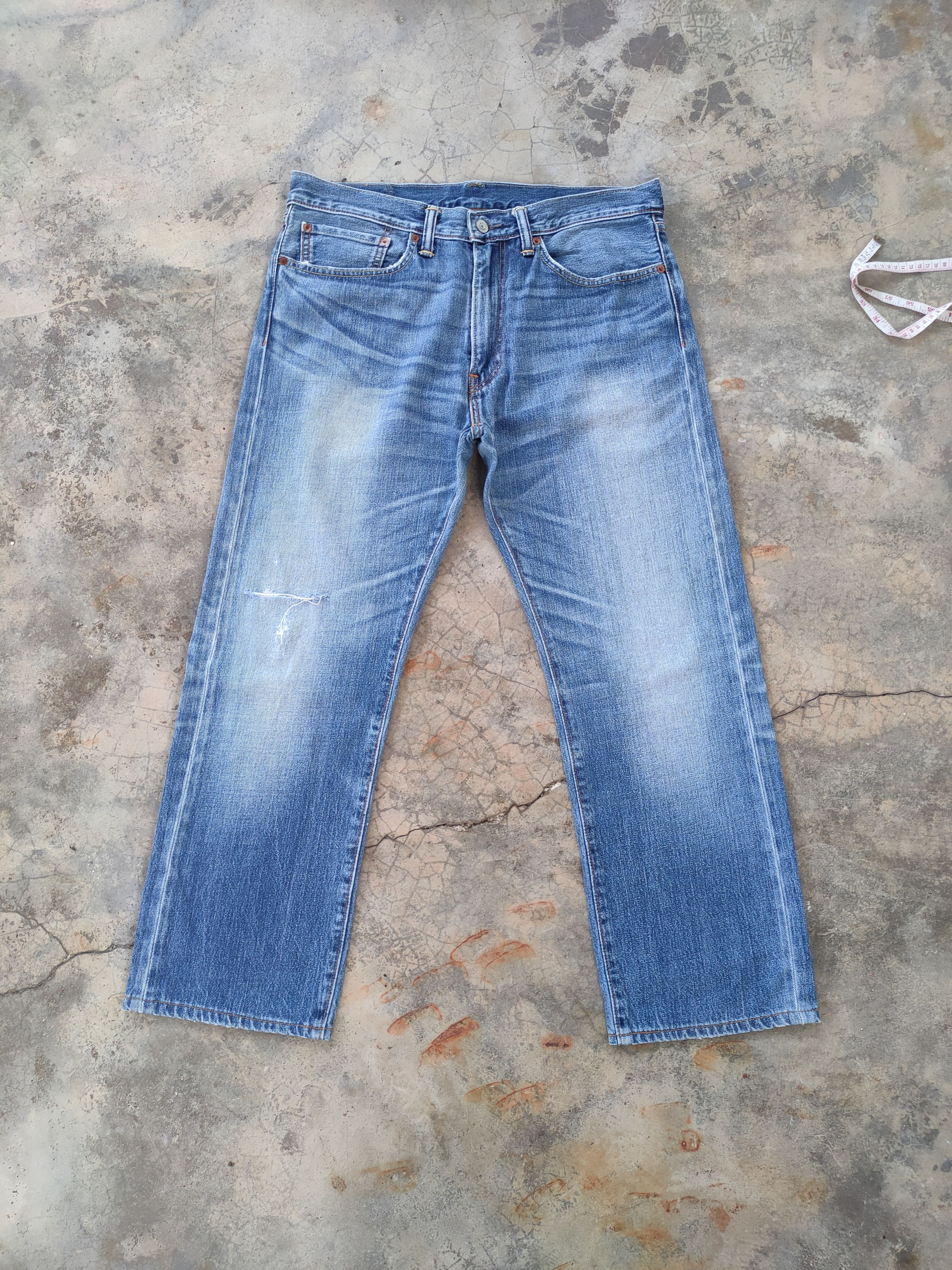 Levi's Vintage Clothing VINTAGE LEVI'S 505 RIPPED DENIM JEANS PANTS Size US 36 / EU 52 - 1 Thumbnail
