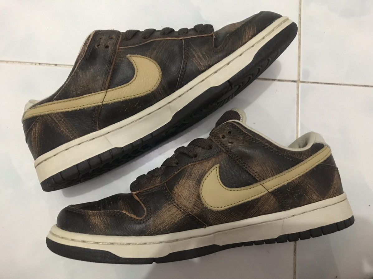 Nike Nike SB Dunk Low Premium ‘Grunge Pack-Baroque Brown’ Size US 8.5 / EU 41-42 - 3 Thumbnail