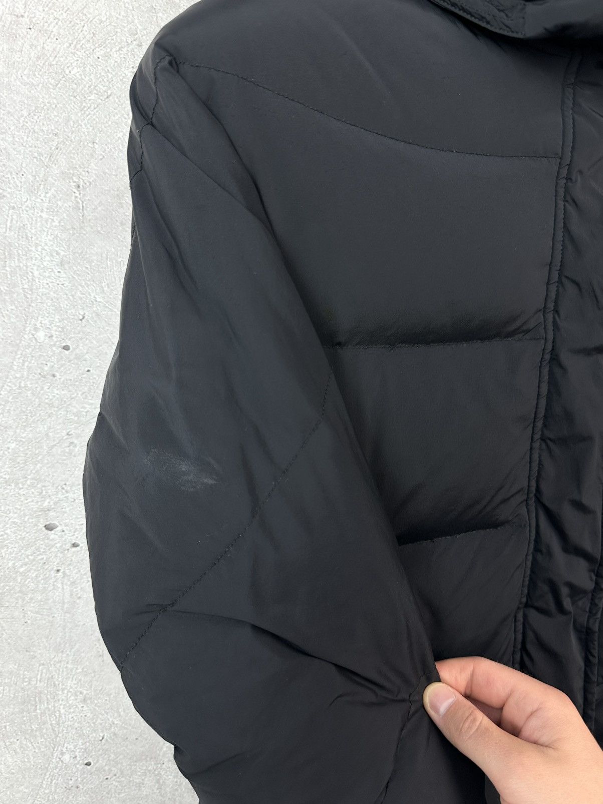 Woolrich Woolen Mills Woolrich Black Puffer Down Zipper Women’s Hooded Jacket Size XS / US 0-2 / IT 36-38 - 8 Thumbnail