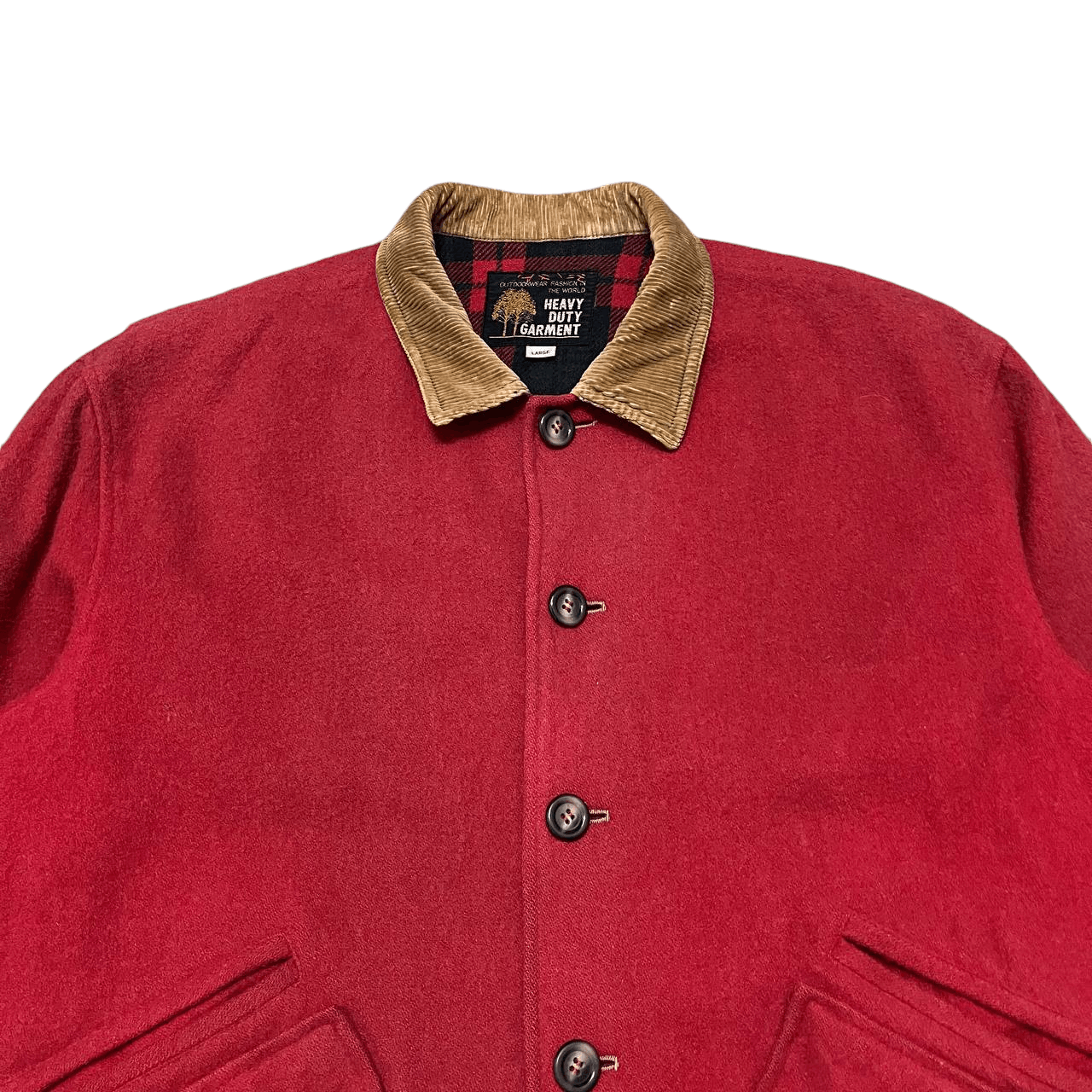 Japanese Brand Vintage Heavy Duty Garment Wool Coat Size US L / EU 52-54 / 3 - 3 Thumbnail