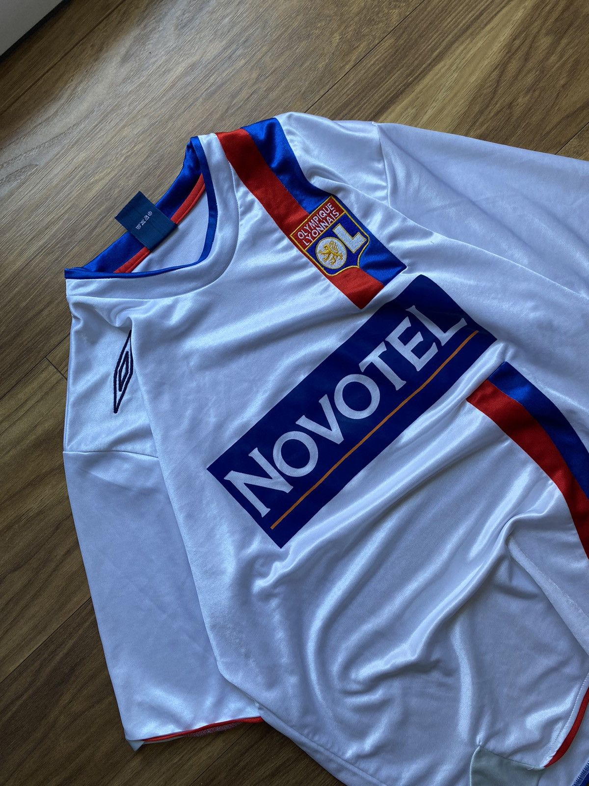 Umbro × Vintage Umbro Olympique Lyonnas Vintage Jersey,Y2K,BlockCore Size US L / EU 52-54 / 3 - 2 Thumbnail