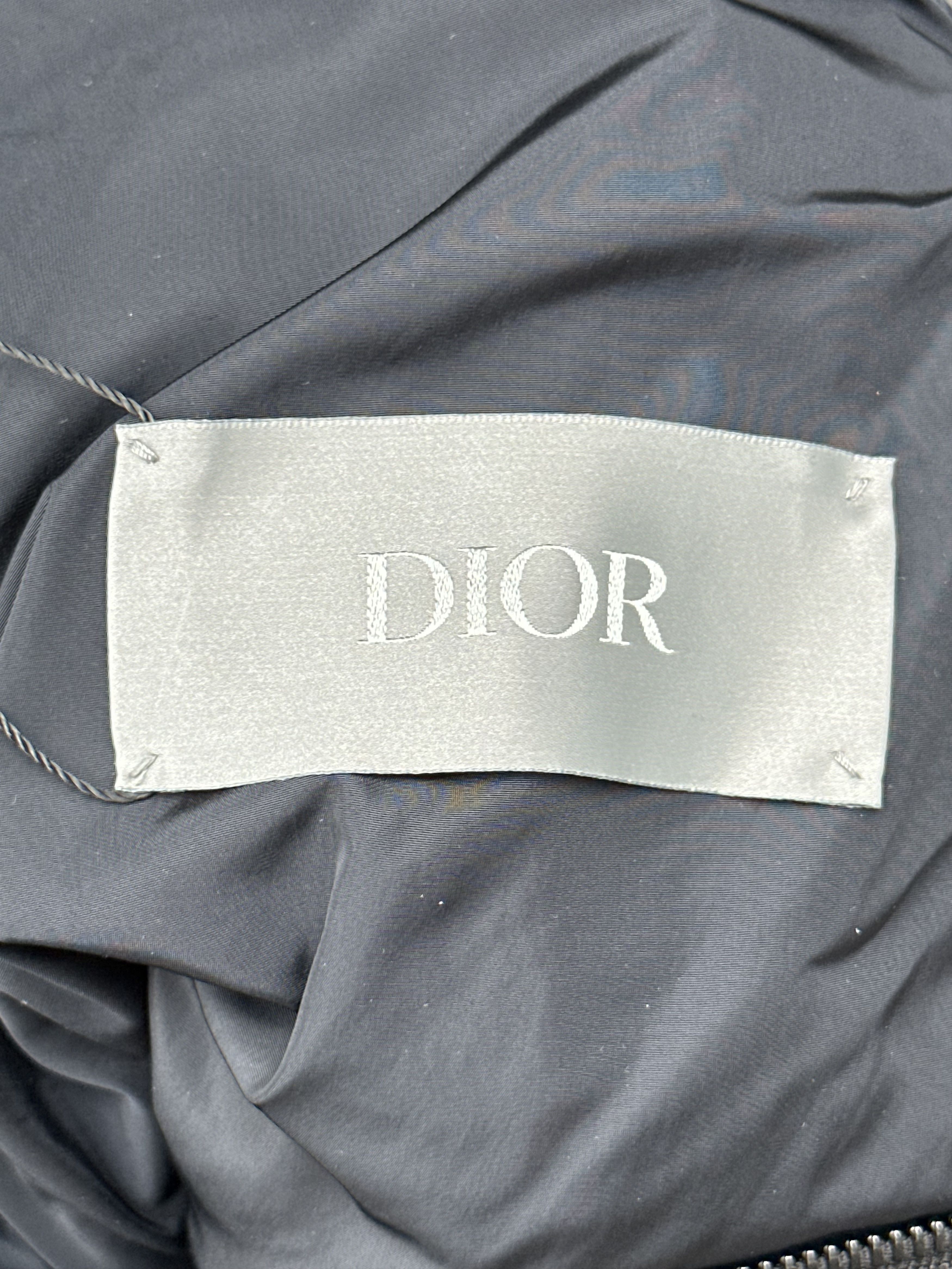 Dior Dior Black Oblique Knit Puffer Jacket Size US L / EU 52-54 / 3 - 3 Thumbnail