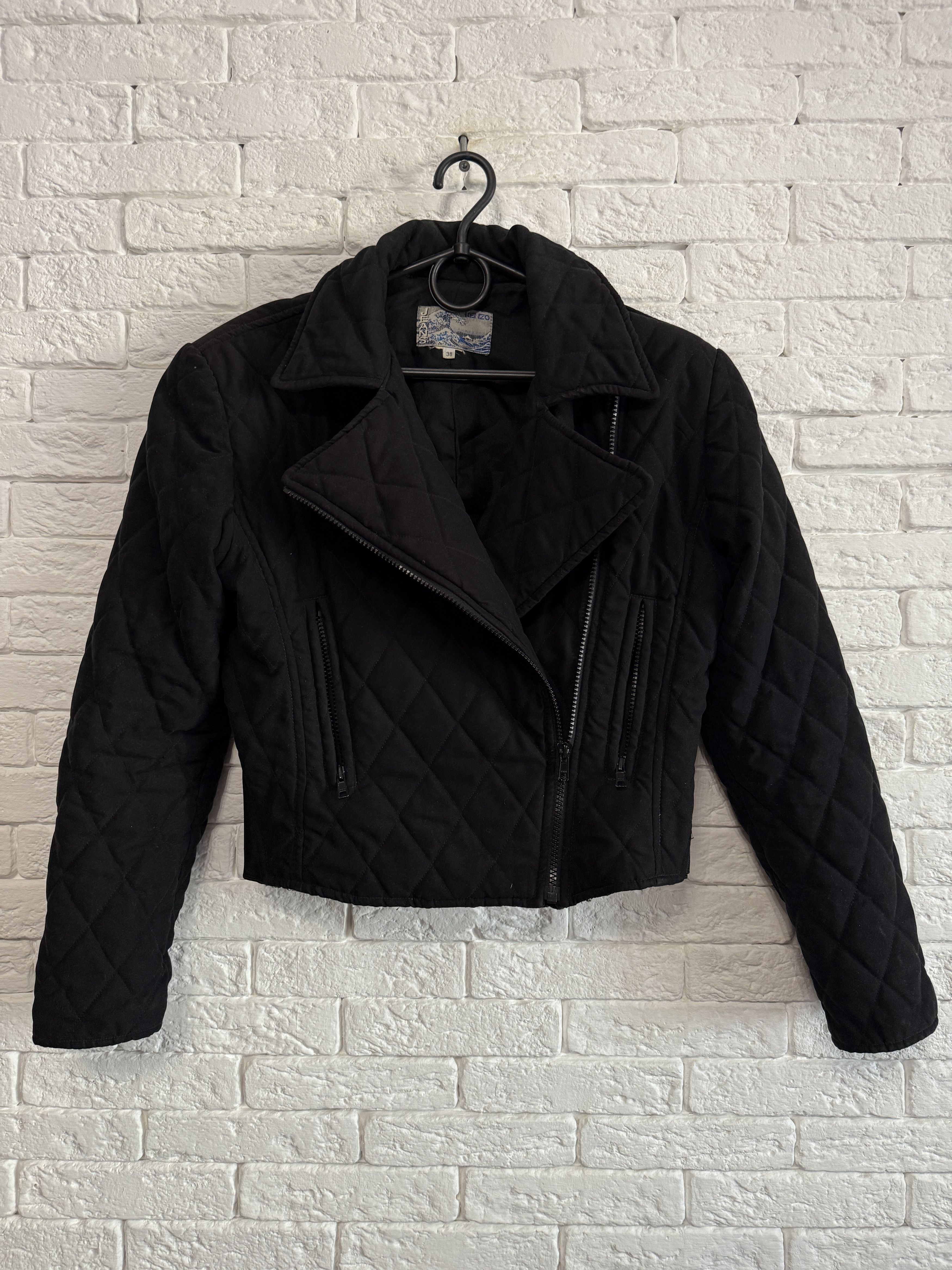 Kenzo Vintage Kenzo Jeans Cropped Quilted Jacket Women Sz 38 Size XS / US 0-2 / IT 36-38 - 2 Thumbnail