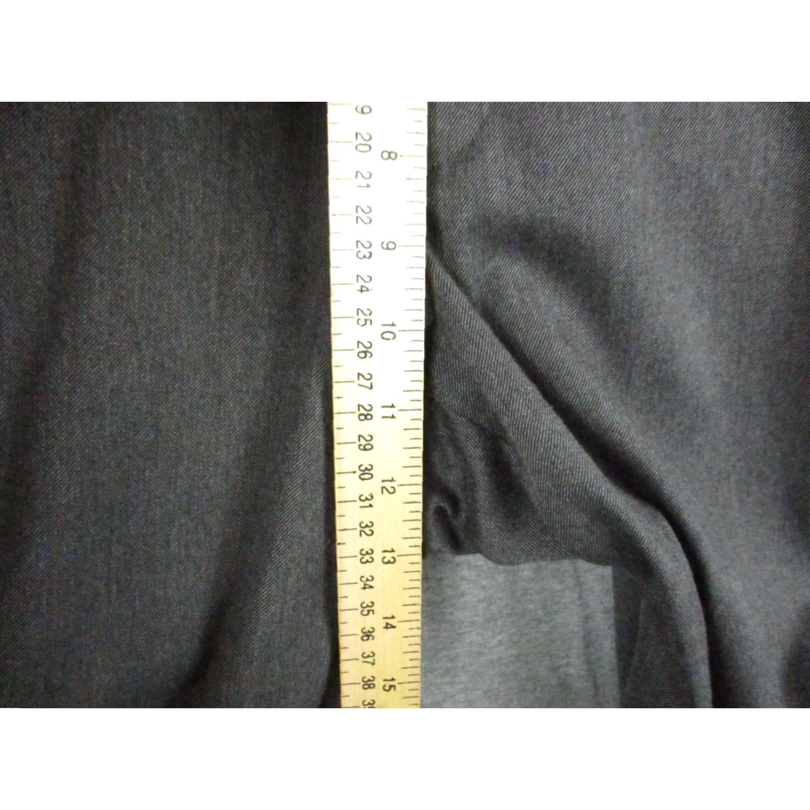 Ralph Lauren Lauren Ralph Lauren Pants Gray 34x32 Straight Flat Front Poly Blend Chino Slim Regular Mens Size US 34 / EU 50 - 6 Thumbnail