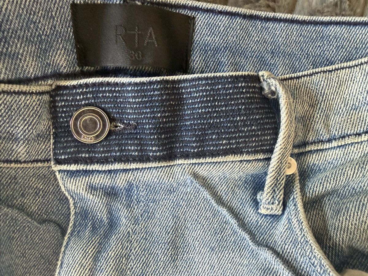Rta RTA Denis Jeans (Diagonal Blue Spill) Size US 30 / EU 46 - 14 Thumbnail