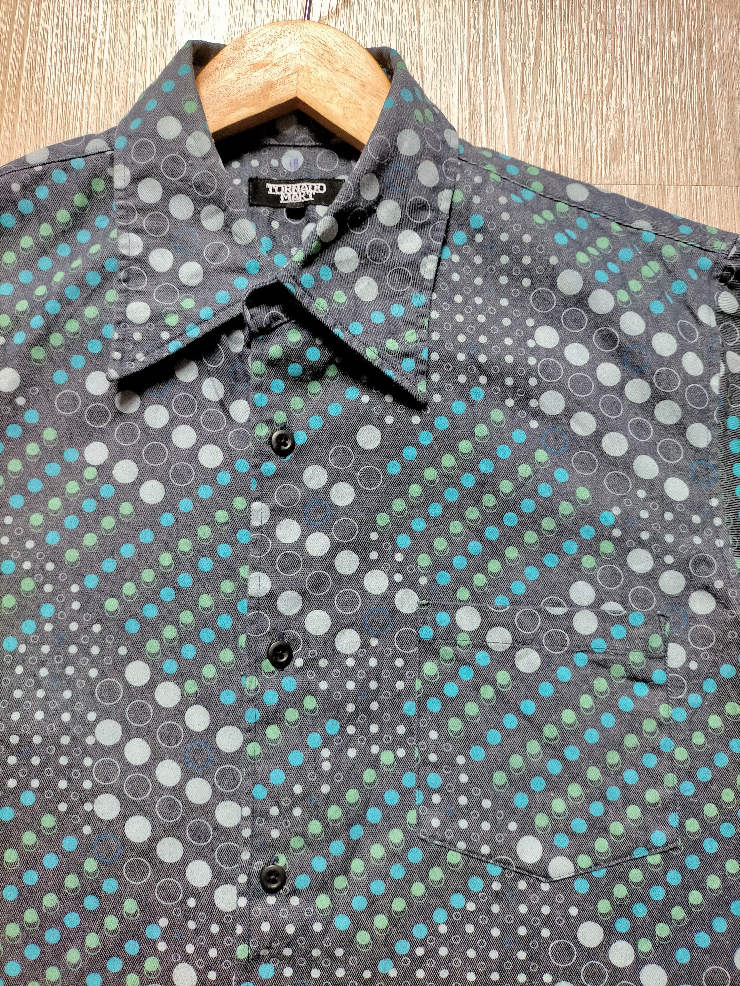 Tornado Mart Tornado Mart Japan Denim Pocket Button Ups Shirt Size US L / EU 52-54 / 3 - 4 Thumbnail