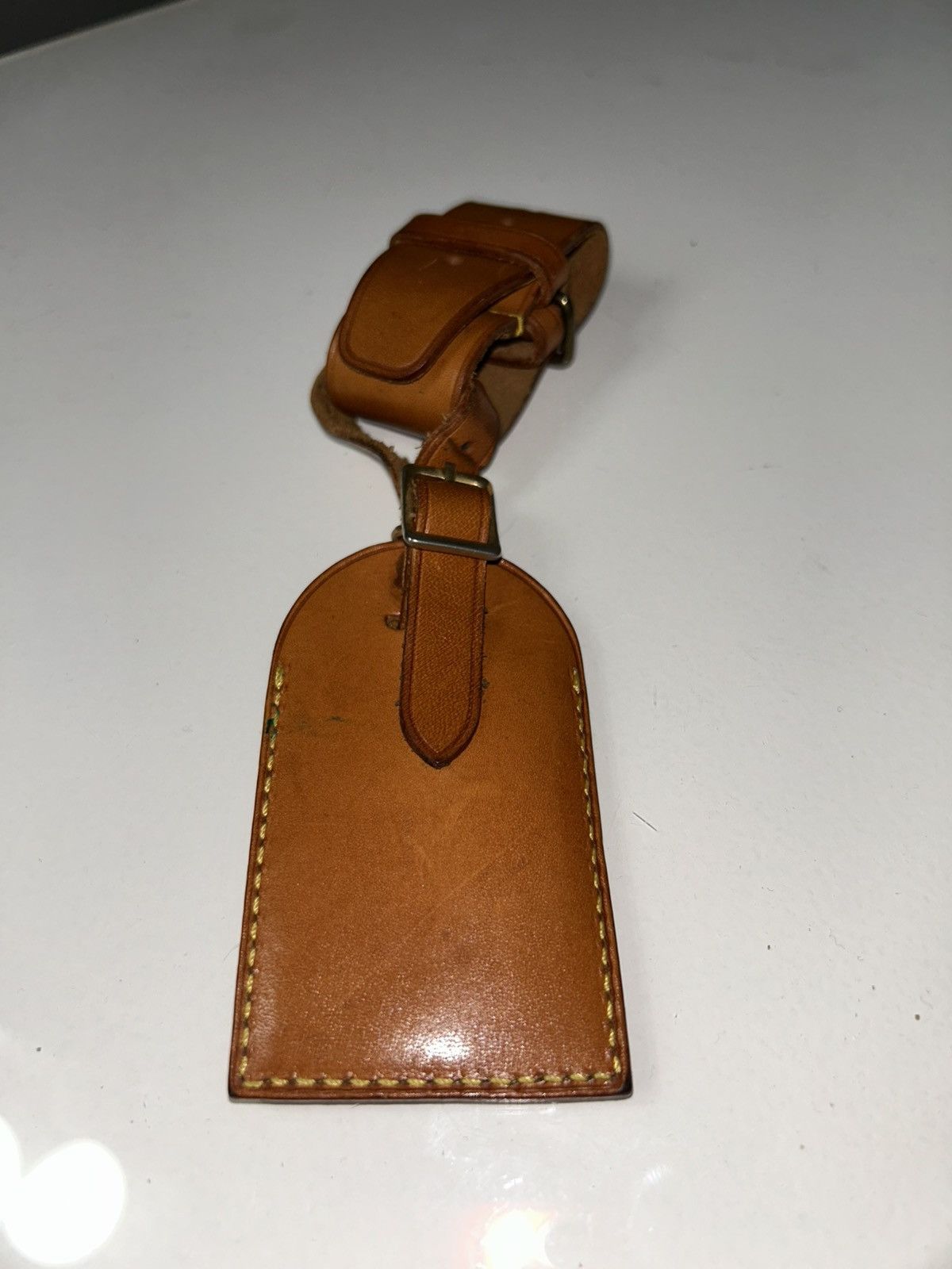Louis Vuitton Louis Vuitton Vachetta Leather Luggage Tag Size ONE SIZE - 3 Thumbnail