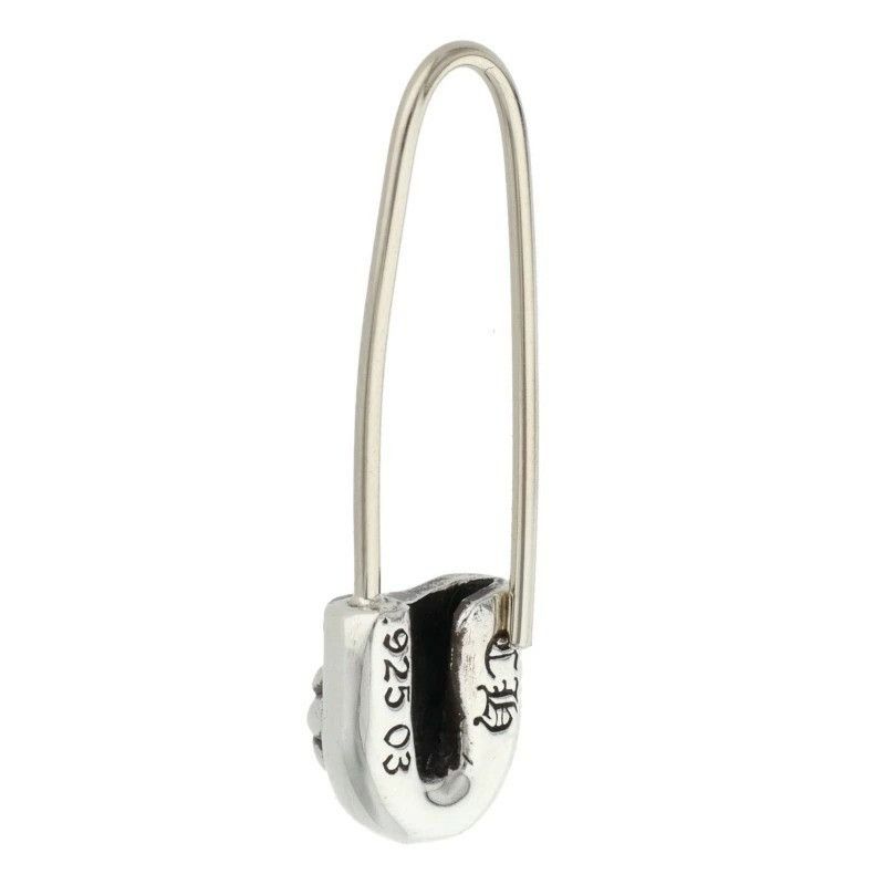 Chrome Hearts CHROME HEARTS SAFETY PIN CROSS SILVER Size ONE SIZE - 3 Thumbnail