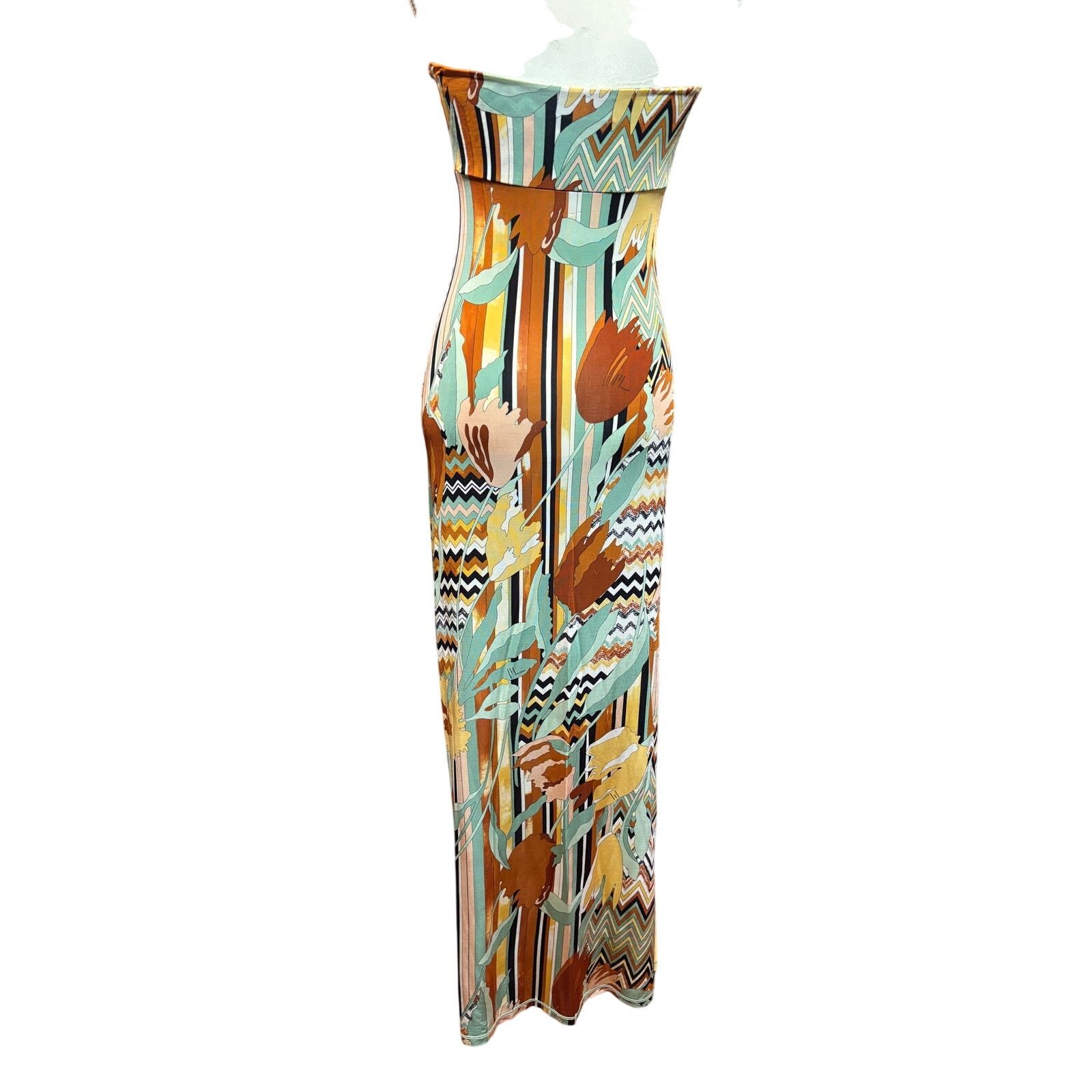 Missoni M Missoni Strapless Halter Maxi Evening Gown Size 6 Size M / US 6-8 / IT 42-44 - 14 Thumbnail