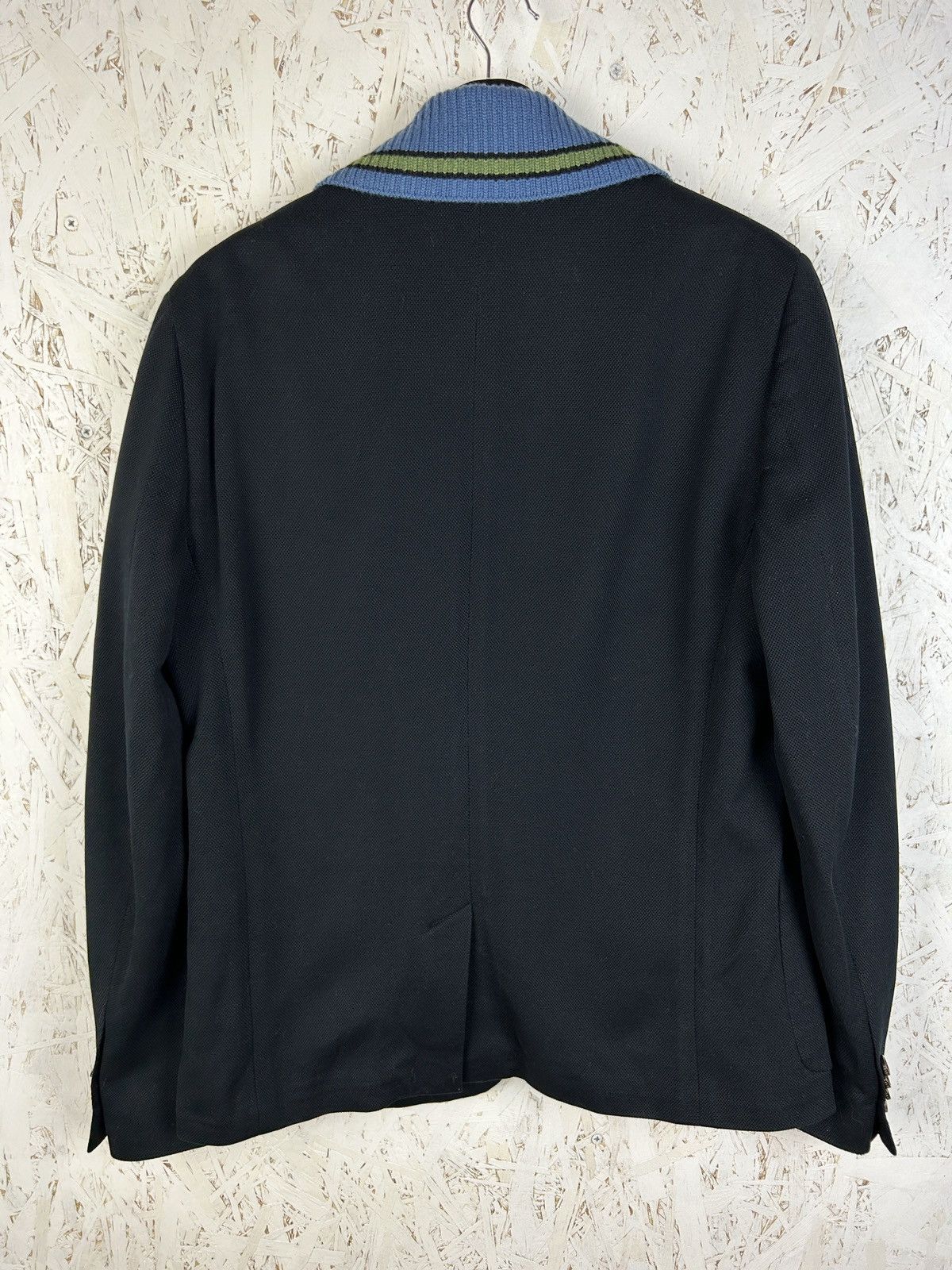 Gucci Gucci GG Ribbed Knit Emblem Embroidery Blazer Jacket Size US M / EU 48-50 / 2 - 7 Thumbnail