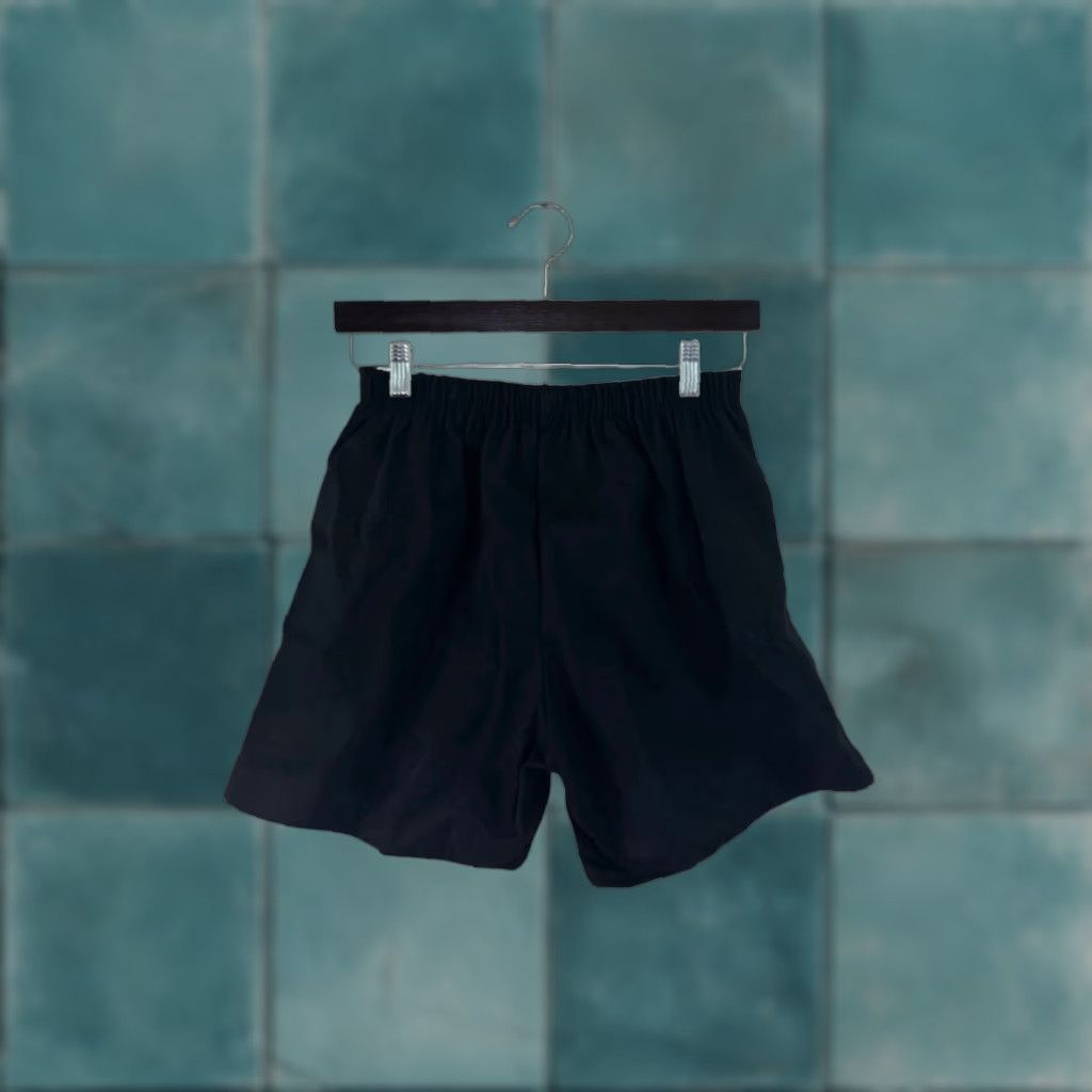 Augusta Sportswear VINTAGE Augusta Canvas Shorts Mens L Black Athletic 90s Deadstock NWOT Made in USA Size US 33 - 1 Thumbnail