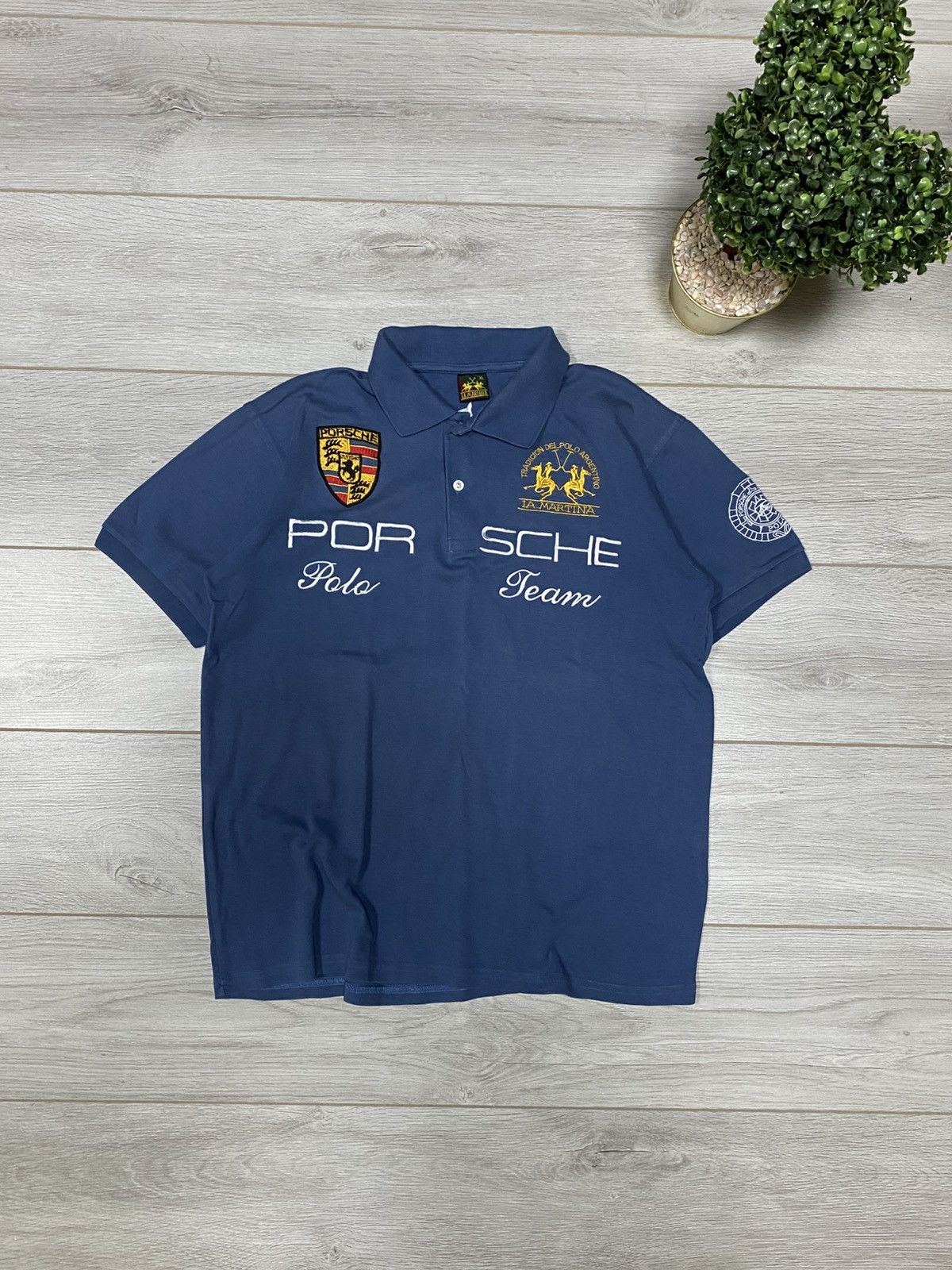 La Martina Vintage La Martina Porsche polo team t shirt Size US XL / EU 56 / 4 - 1 Thumbnail