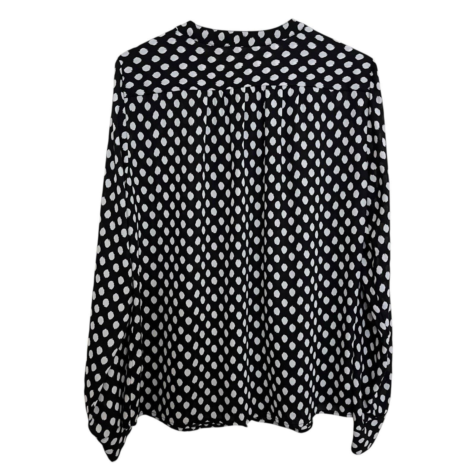 Banana Republic Banana Republic | Pleated Chiffon Button Blouse Top Size M / US 6-8 / IT 42-44 - 4 Thumbnail