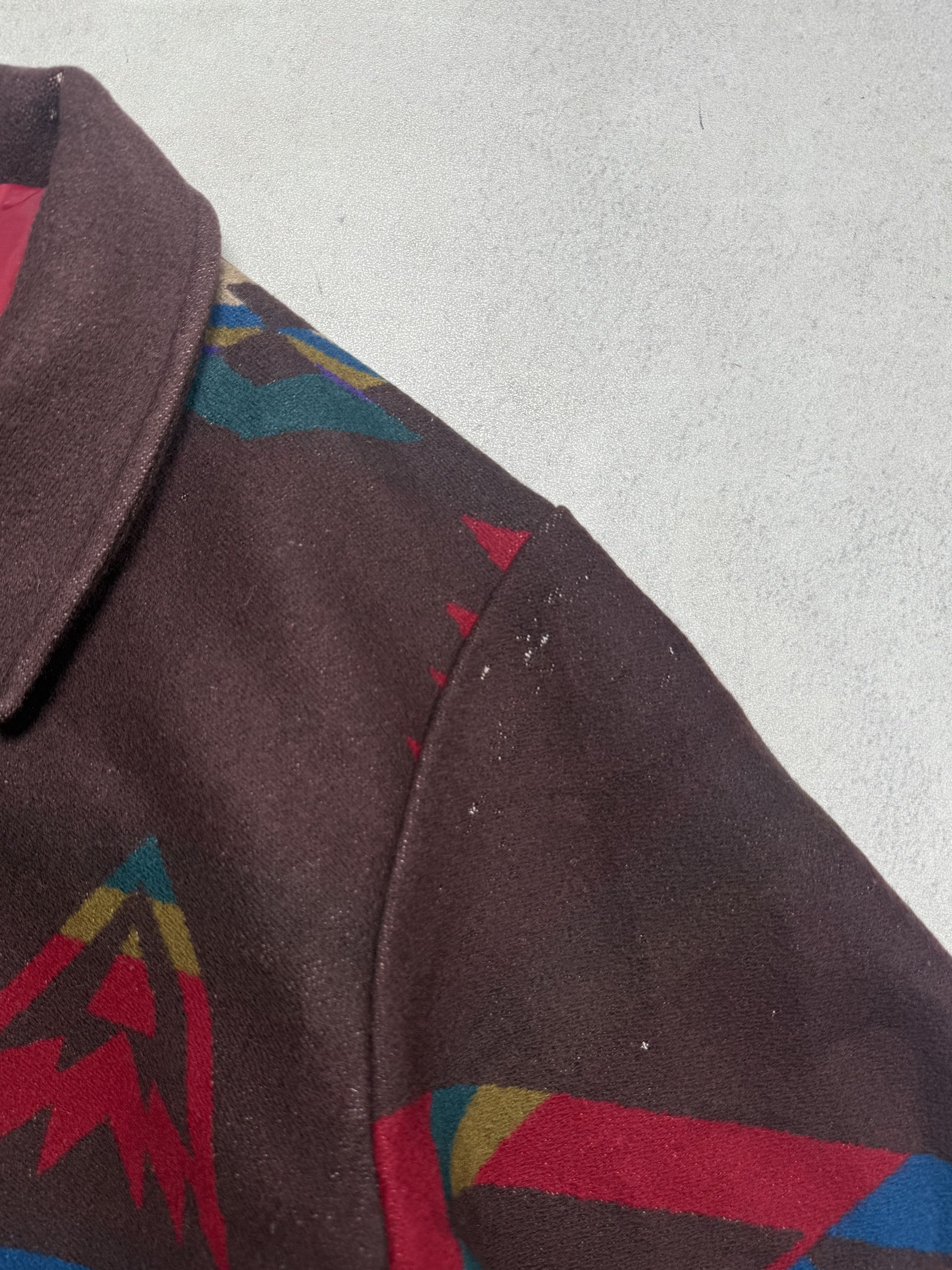 80s Pendleton High Grade Western Wear Aztec Wool Jacket