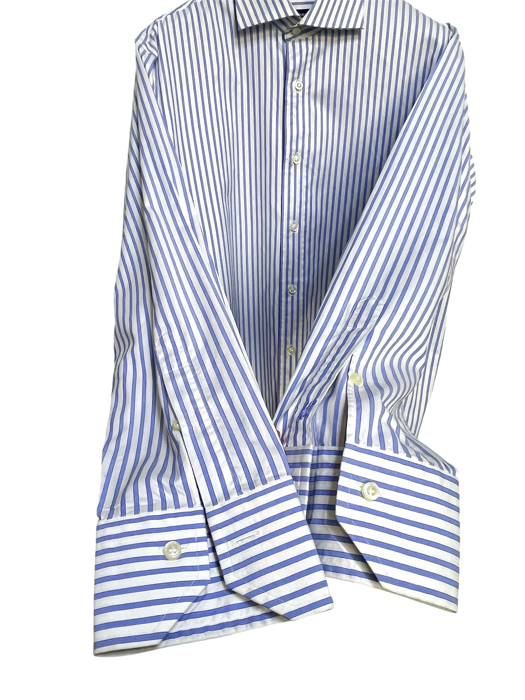Burberry Striped shirt Burberry london size L Size US L / EU 52-54 / 3 - 2 Thumbnail