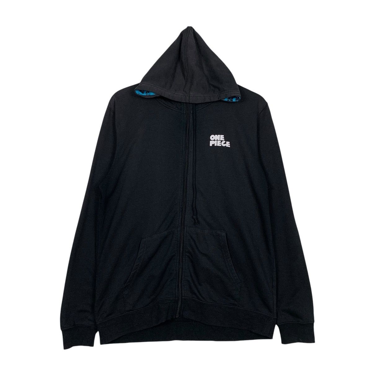 Anime Vintage Y2K Anima One Piece Zipper Hoodie Size US M / EU 48-50 / 2 - 2 Thumbnail