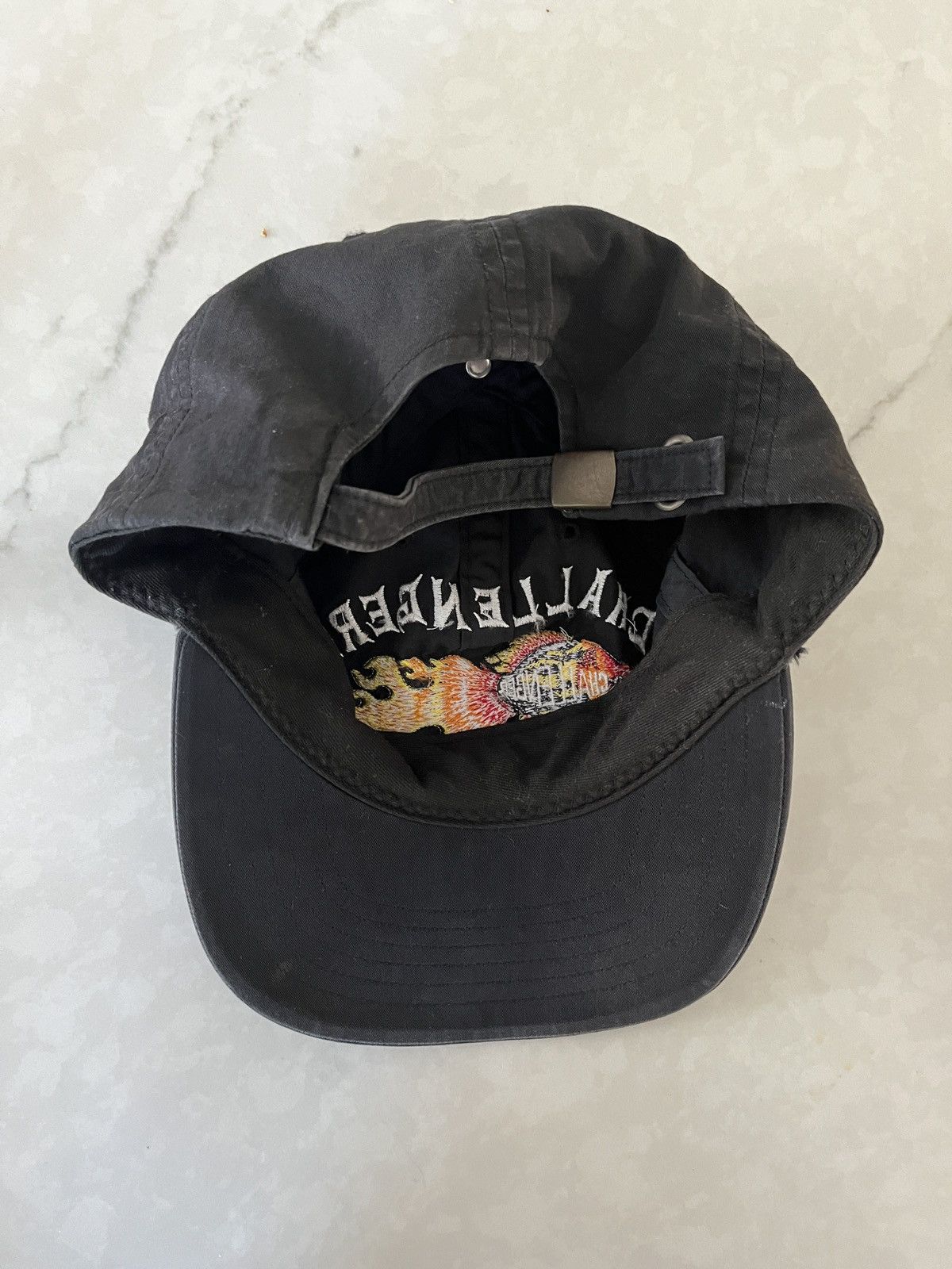 CHALLENGER「 FLAME FISH CAP」BLACK