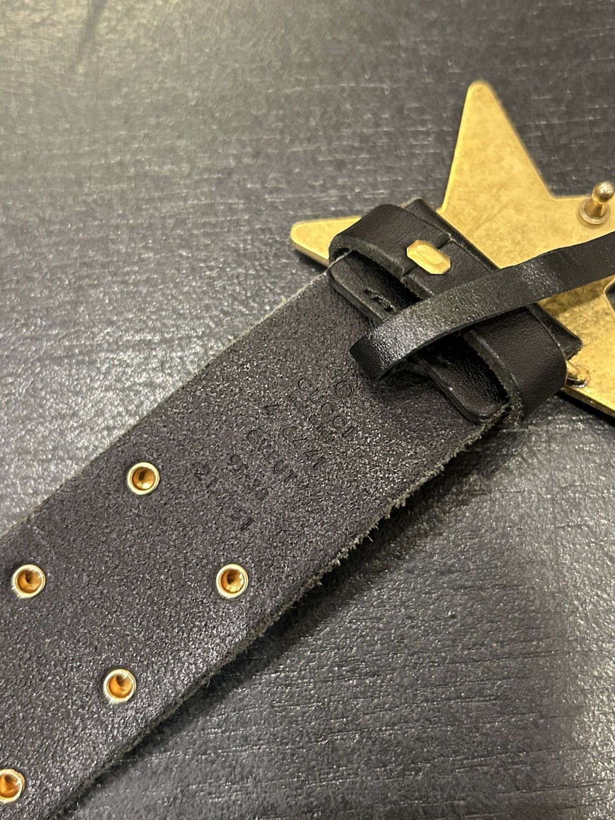 Gucci Gucci Studded Star Belt Size 38 - 4 Thumbnail