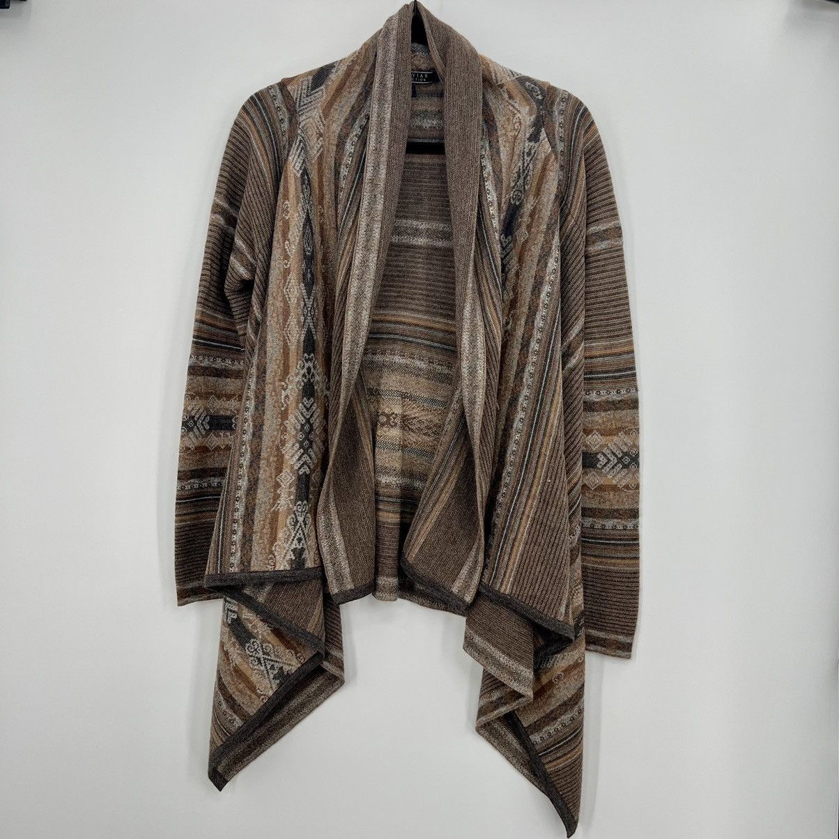 Other Peruvian Connection Baby Alpaca Silk Open Knit Cardigan M Size M / US 6-8 / IT 42-44 - 3 Thumbnail
