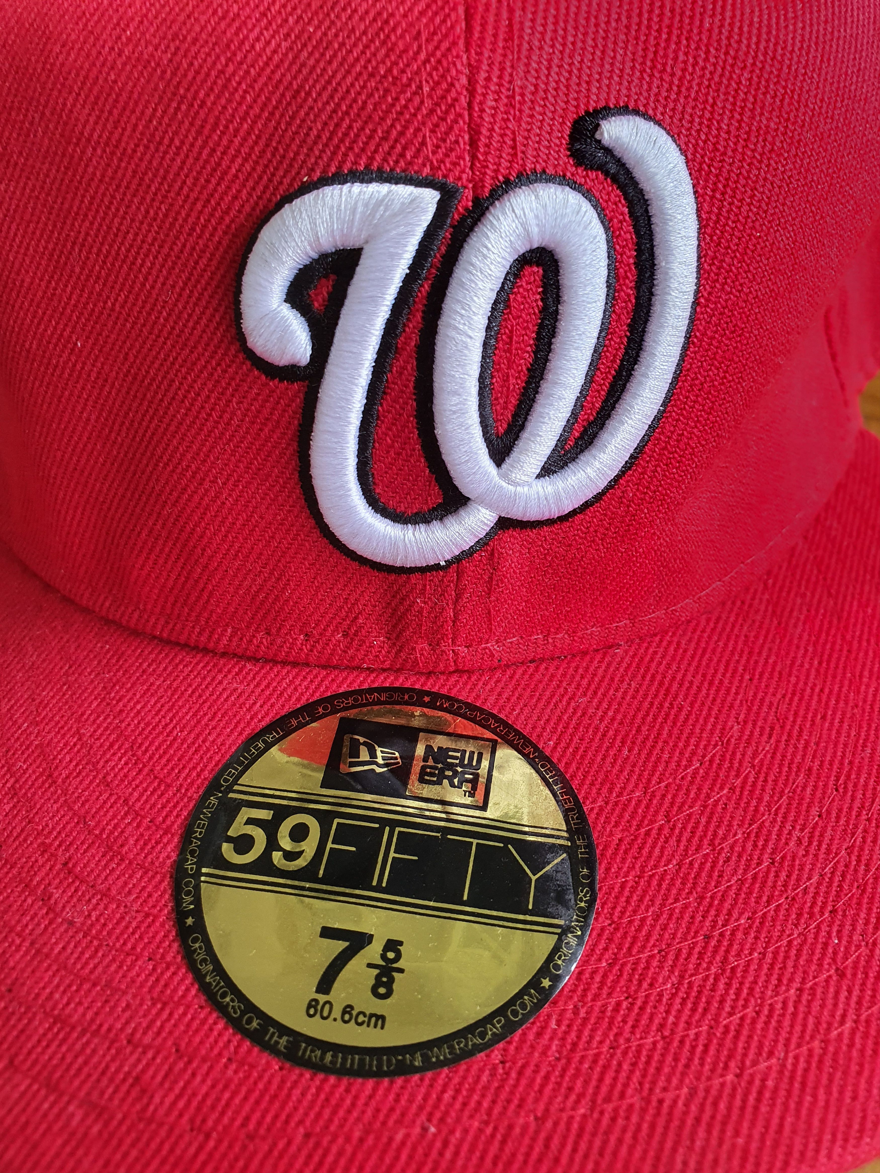 New Era Snapback Baseball Cap - MLB Washington Nationals - US 7 5/8 Size 30 - 7 Thumbnail