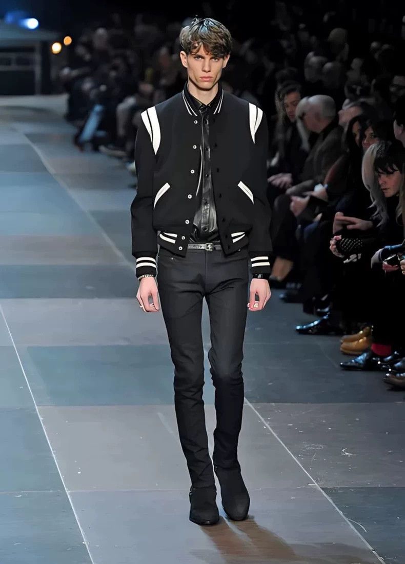 Saint Laurent Paris saint laurent paris17 FW patchwork leather black and white Size US S / EU 44-46 / 1 - 9 Thumbnail