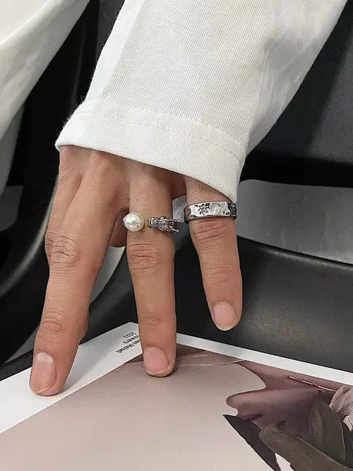 Jewelry Retro punk rings Size ONE SIZE - 6 Thumbnail